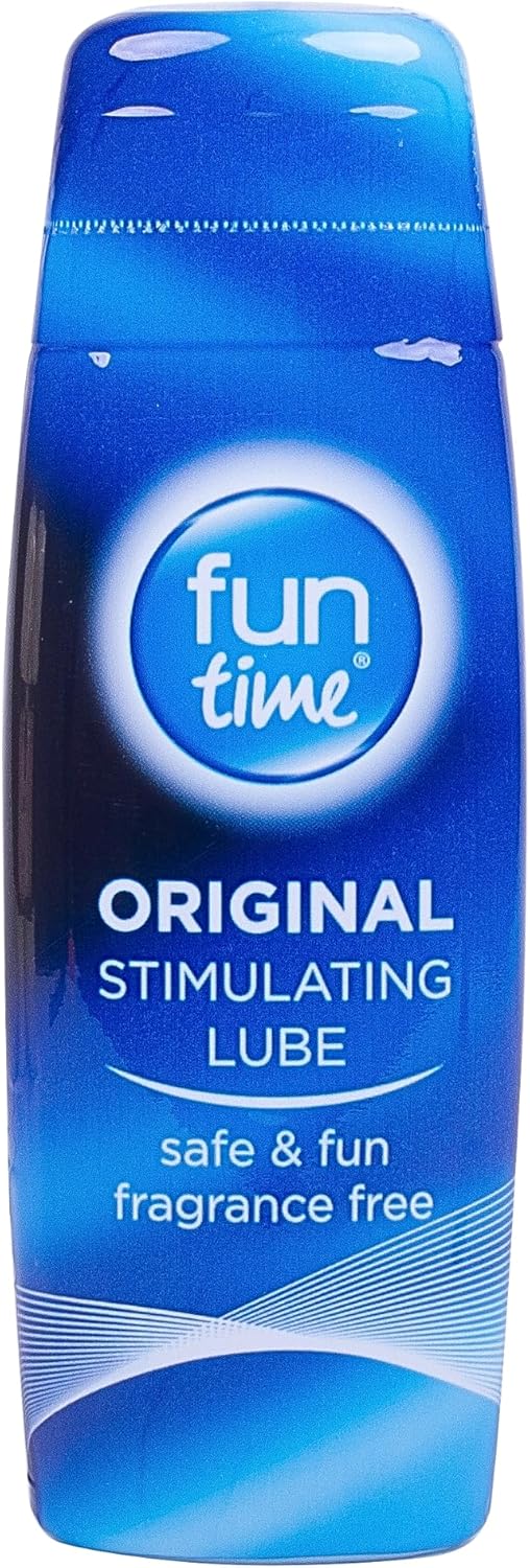 Fun Time Classic Natural Lubricant, Alcohol Free, Water Based, Blue, 75 Ml