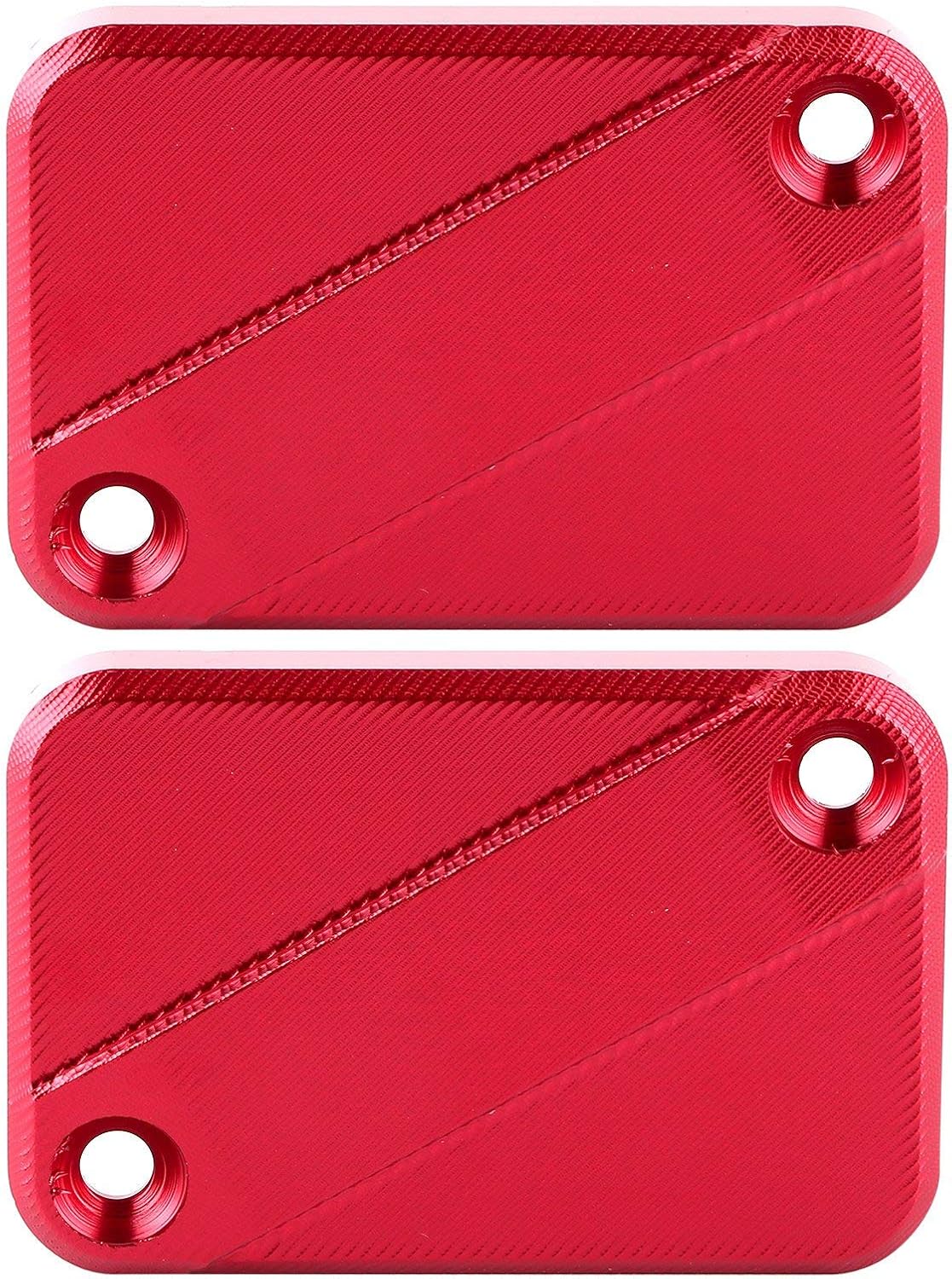 2pcs Front Brake Fluid Reservoir Cap Aluminium Alloy Cover Motorcycle Brake Reservoir Cap Fit for Tricity 125 155 (Red),Model Aircraft Accessories