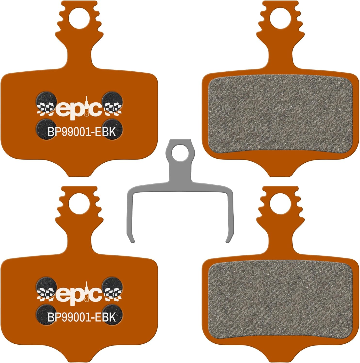 epic Disc Brake Pads for SRAM Rival, RED, Apex, Force, Level T/TL/TLM, XX Brakes | Organic, Semi-Metallic, Sintered, Ceramic, E-Bike Options | Quiet, Durable, High-Performance | 2 Sets