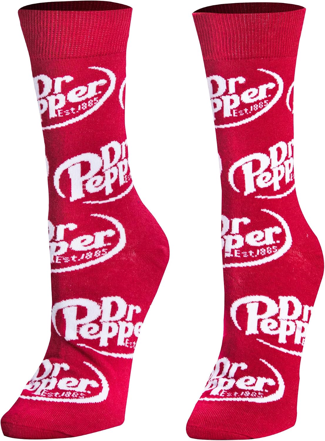 Crazy Socks – Food & Drink Novelty Crew Socks – Large – Licensed Dr Pepper Gushers Dunkaroos Gift Socks