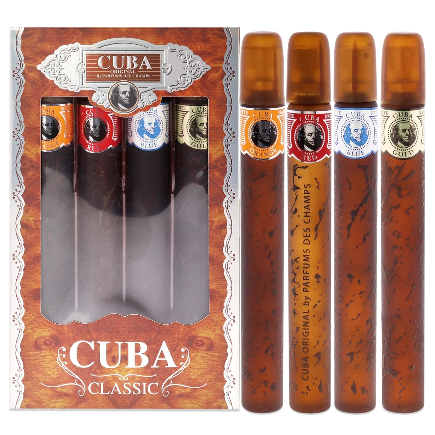 Cuba By Cuba for Men Gift Set, 4 Count