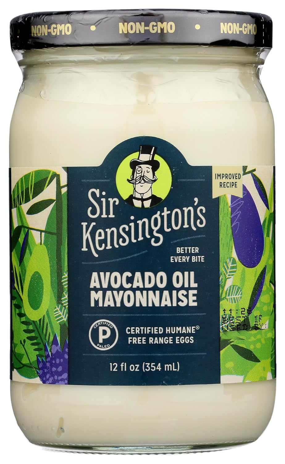 Sir Kensington's Avocado Oil Mayonnaise, Non GMO, 12 Fluid Ounces (Pack Of 6)