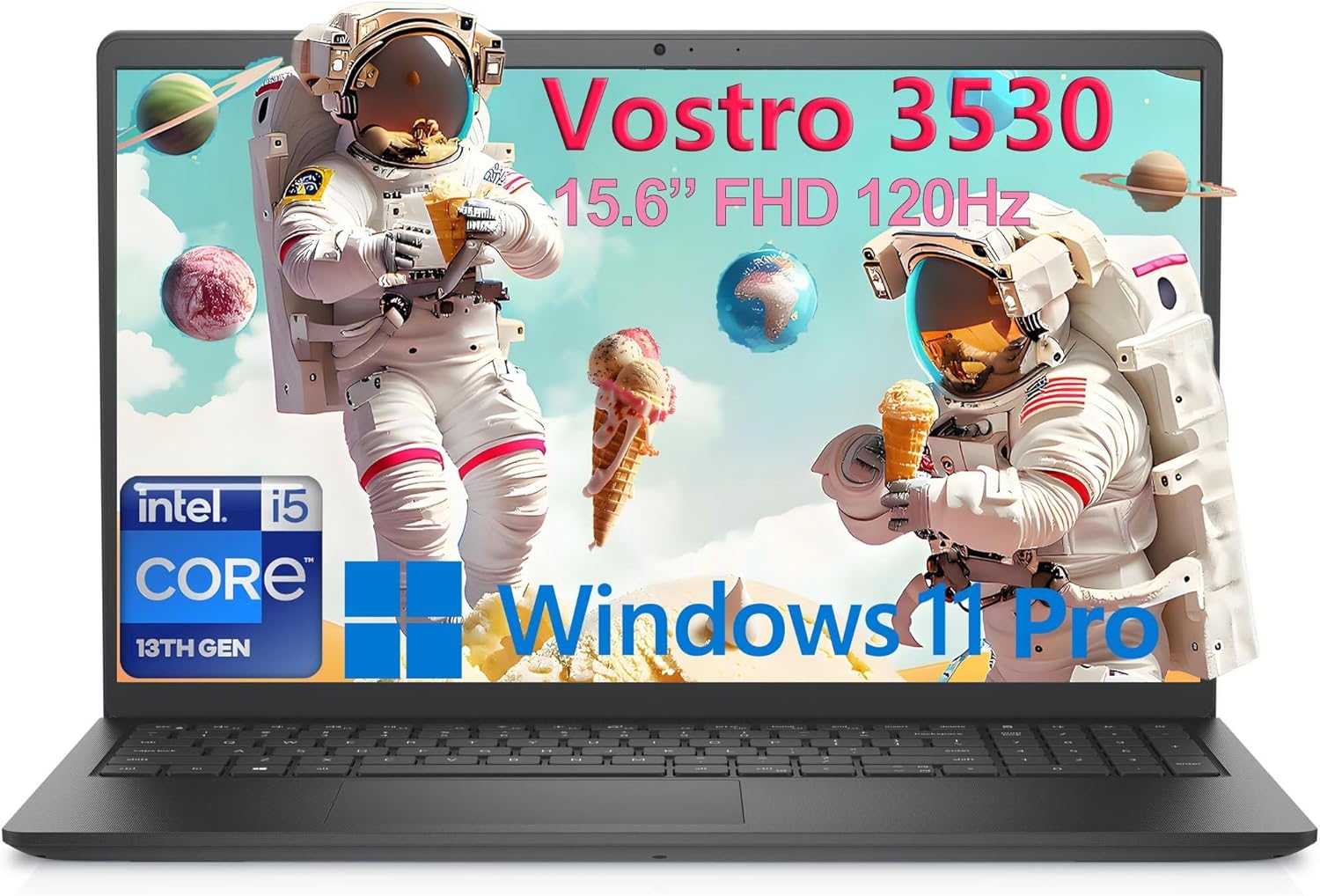 Dell 15 3530 Laptop - Business & Home Student Laptop Computer, Intel 10-Core i5-1334U (Beat i7-1250U), 120Hz FHD Vostro Laptop, WiFi, Bluetooth, Windows 11 Pro (32GB RAM | 1TB PCIe SSD), AZ-XUT