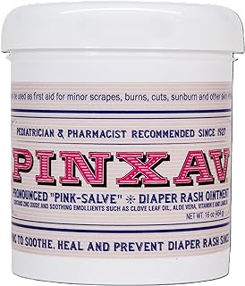 PINXAV Healing Cream, Fast Relief for Diaper Rash, Eczema, Chafing, Bed Sores, Acne, and Minor Cuts and Burns (16 OZ)