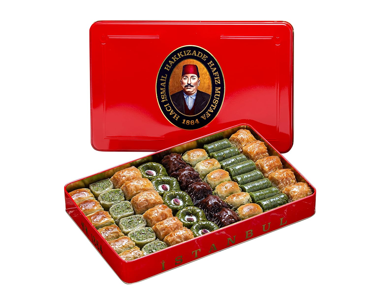 Hafiz Mustafa 1864 Istanbul, Authentic Turkish Baklava, Daily, Freshly Handmade Desserts, Sweets, Pistachio, Walnut, Gift for Birthdays, Anniversary, Celebration, Party, Special Event