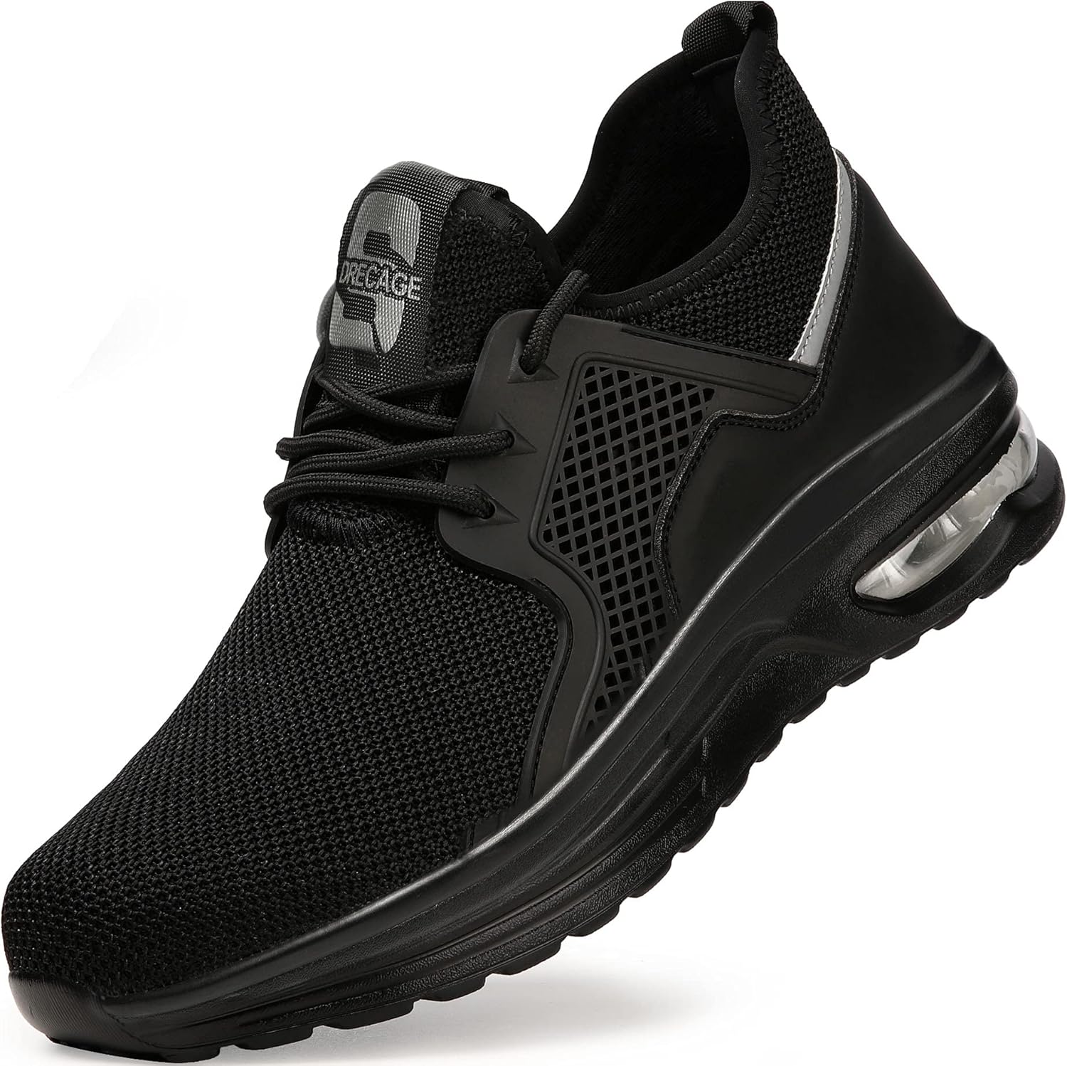 DRECAGE Safety Shoes with Steel Toe, Puncture-Proof & Shock-Absorbing Safety Shoes Trainers Mens Womens Work Boots Lightweight & Non-Slip