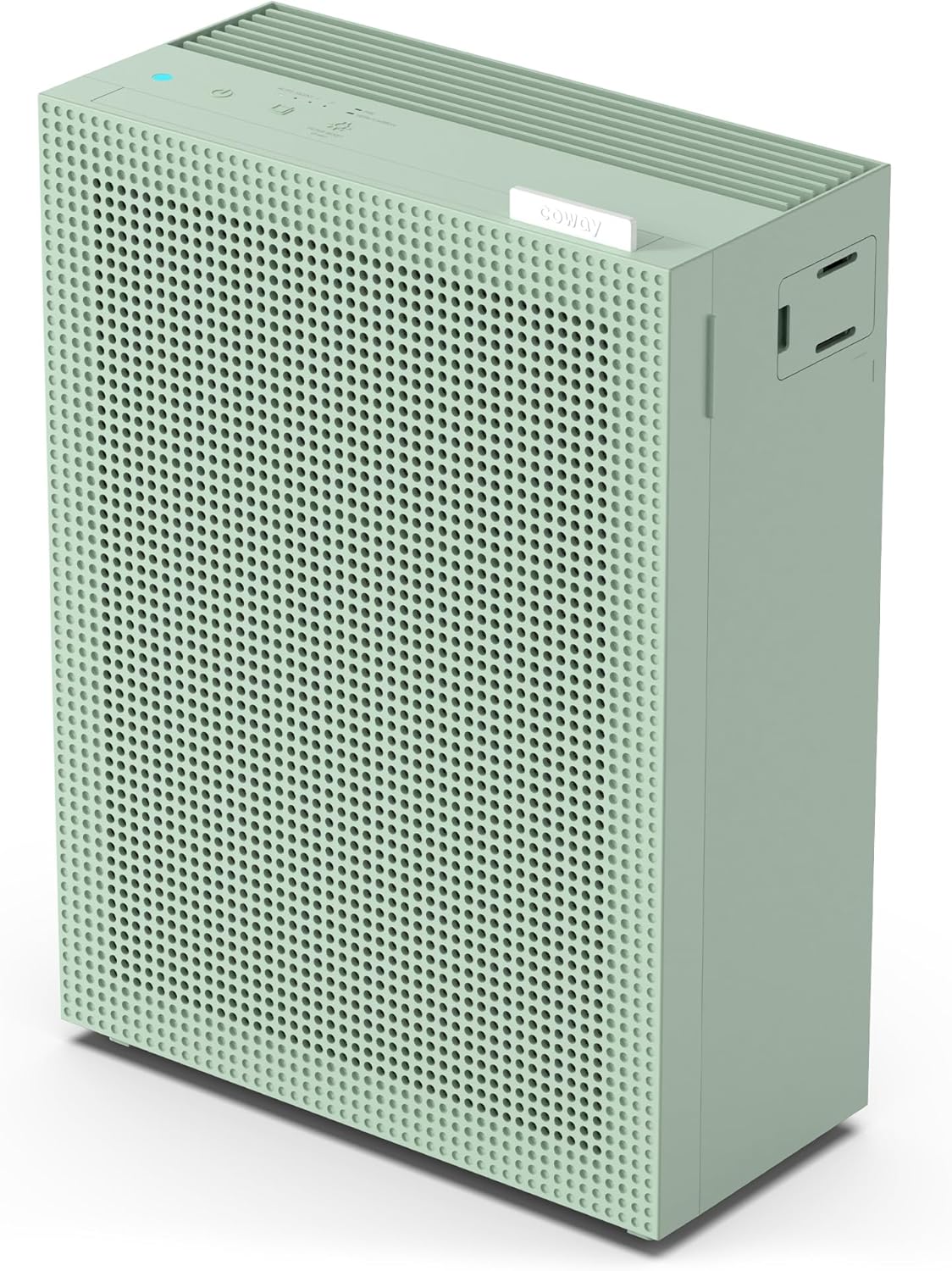 COWAY Air Purifier for Home Bedroom, ECARF Quiet Mark Certified, 20 dB Sleep Mode, easy pull-out washable pre-filter for less mess, for allergy, smoke, pollen, pet, air purifiers, Airmega 150, Green
