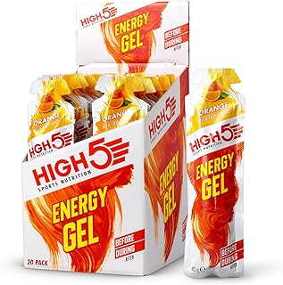 High 5 Energy Gel - 20 x 38g Sachet- Juicy Orange