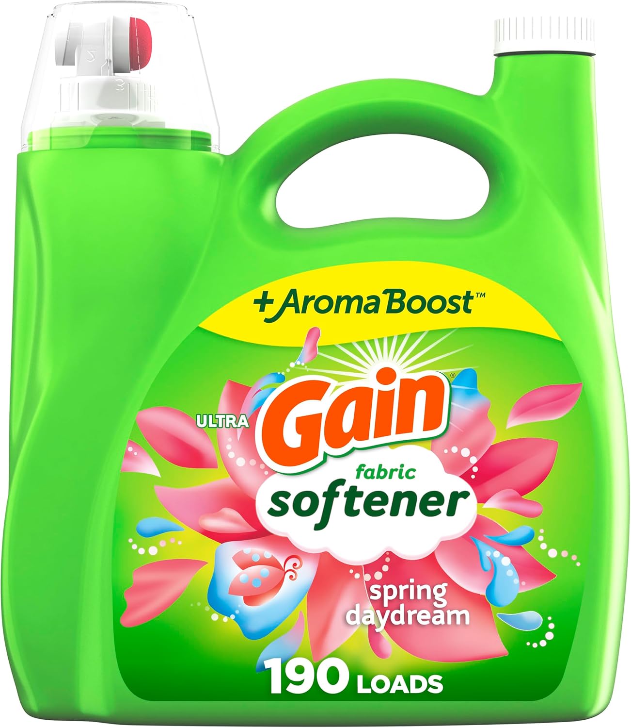 Gain Fabric Softener, Spring Daydream, 140 fl oz, 190 Loads
