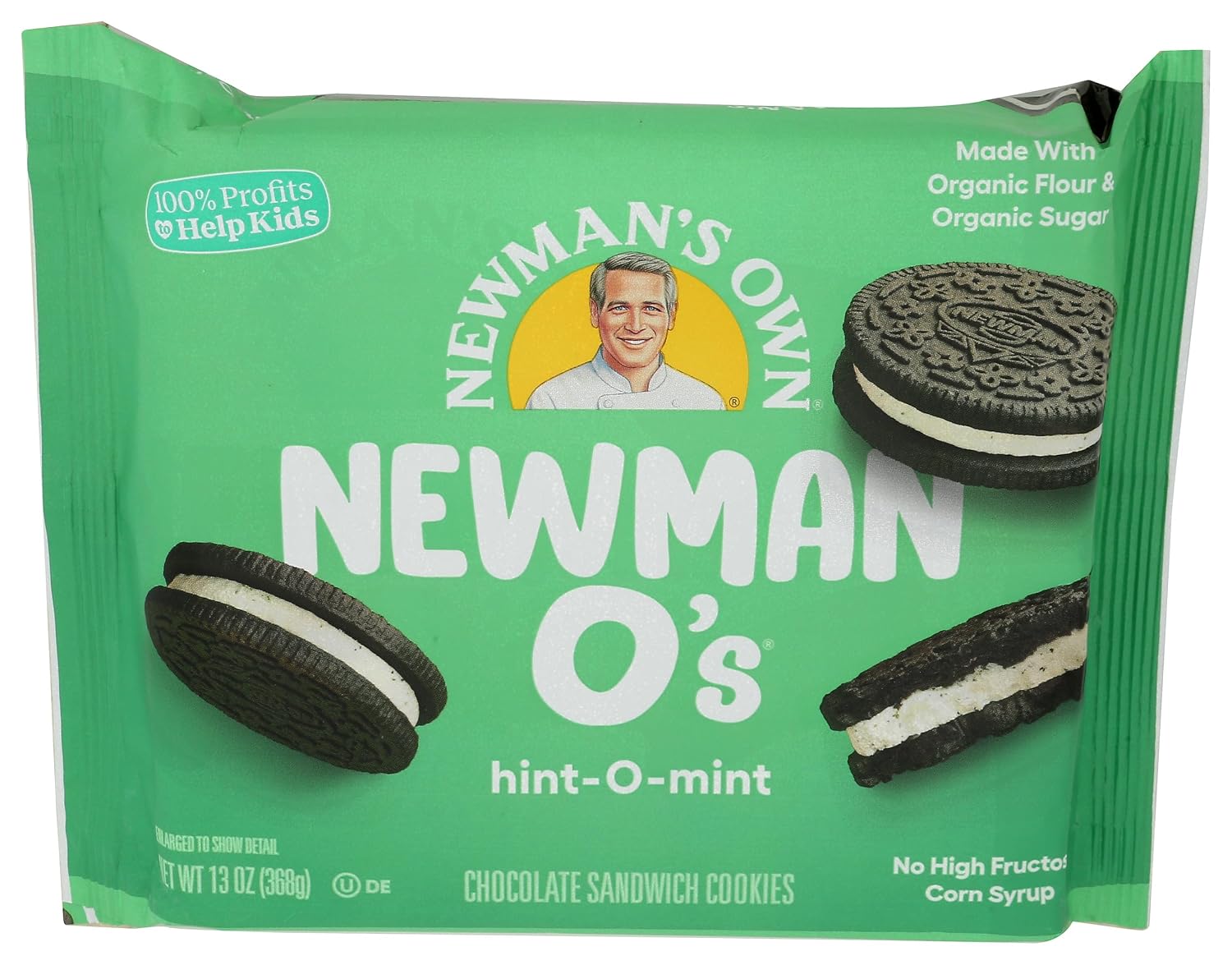 Newman's Own Organics Cookie O Mint Creme, 13 oz
