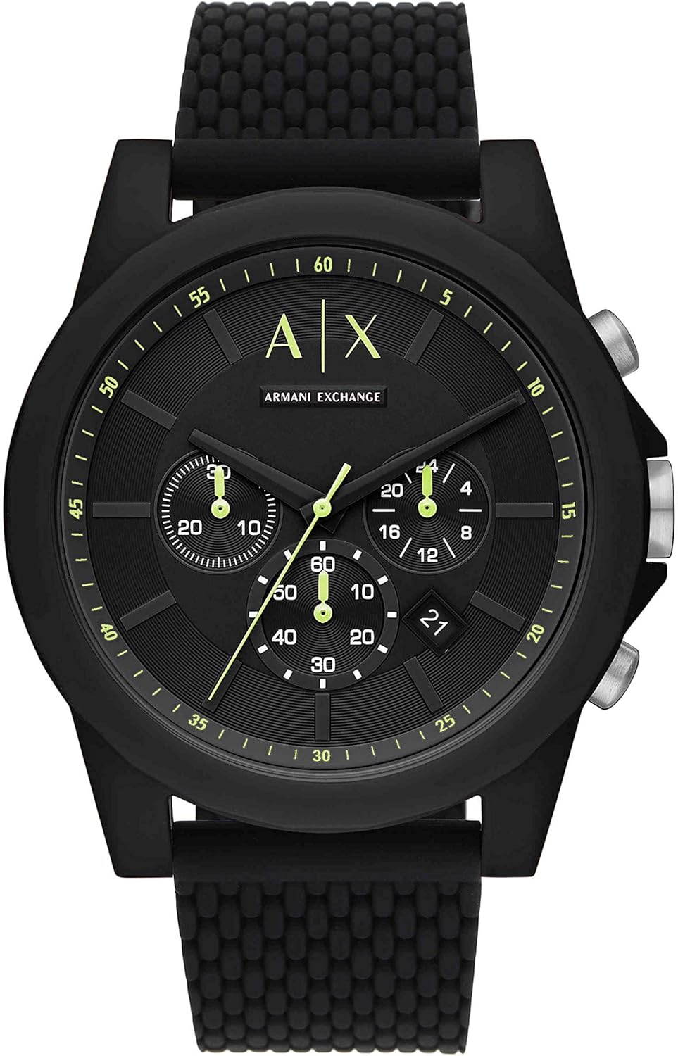 AX Armani Exchange Chronograph Watch for Men with Leather, Stainless Steel or Silicone Band