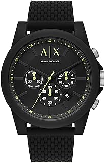 AX Armani Exchange Chronograph Watch for Men with Leather, Stainless Steel or Silicone Band