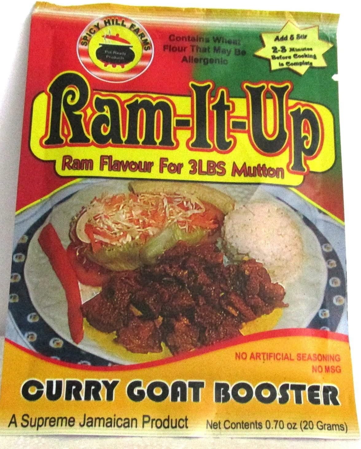 Spicy Hill Farms Ram it Up Curry Goat Booster