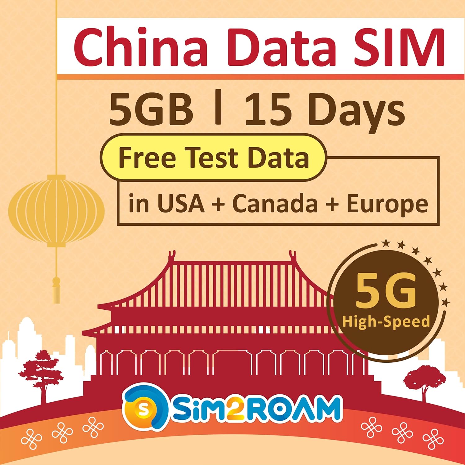 China Data only SIM card 15Days|Mainland China & Macau|5GB of 5G/4G High-Speed Internet Data|Free Test data in UK|unrestricted Internet Access, Support Google, Facebook, What's app, Instagram and More