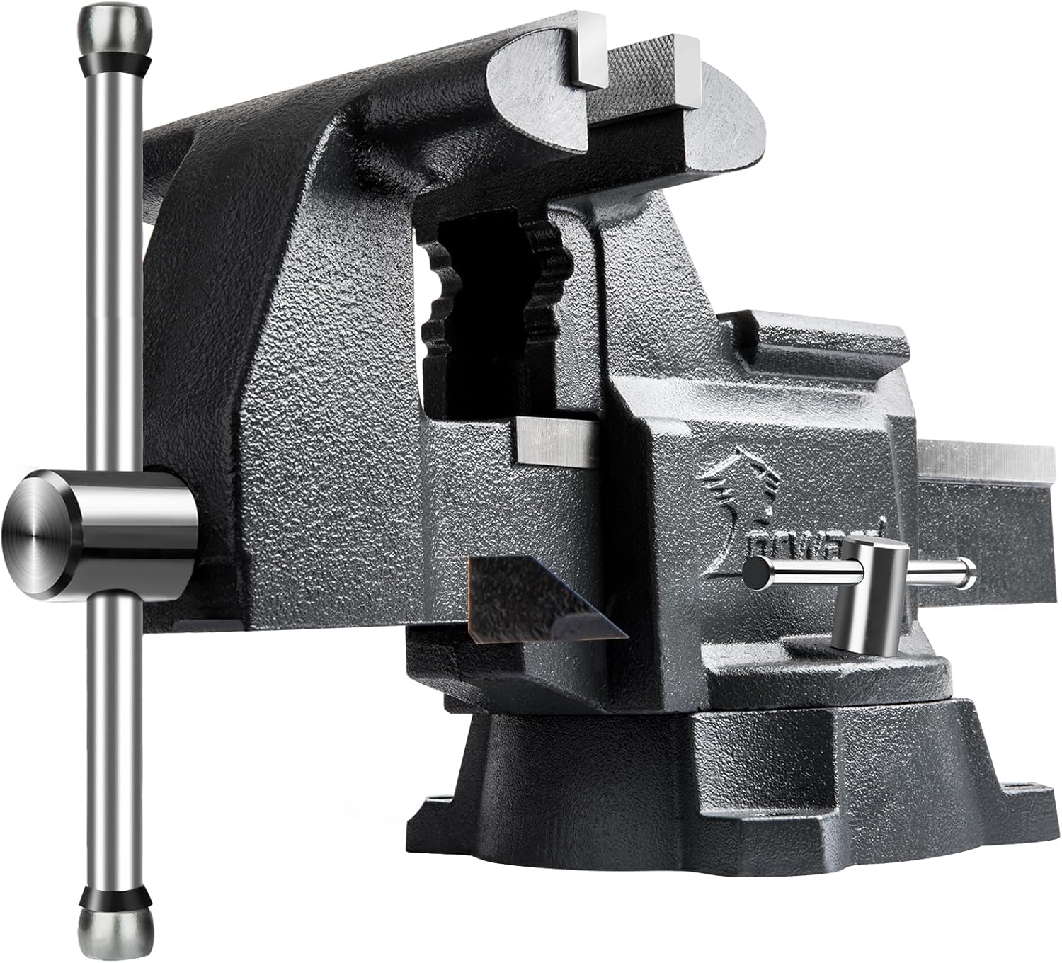 Forward CR40A 4.5 Inch Bench Vise Heavy Duty Vice with Anvil and 210 Degrees Swivel Base (4 1/2")