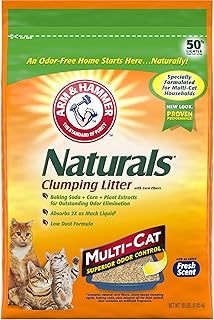 ARM HAMMER Naturals Cat Litter, Multi Cat, 18lb Bag