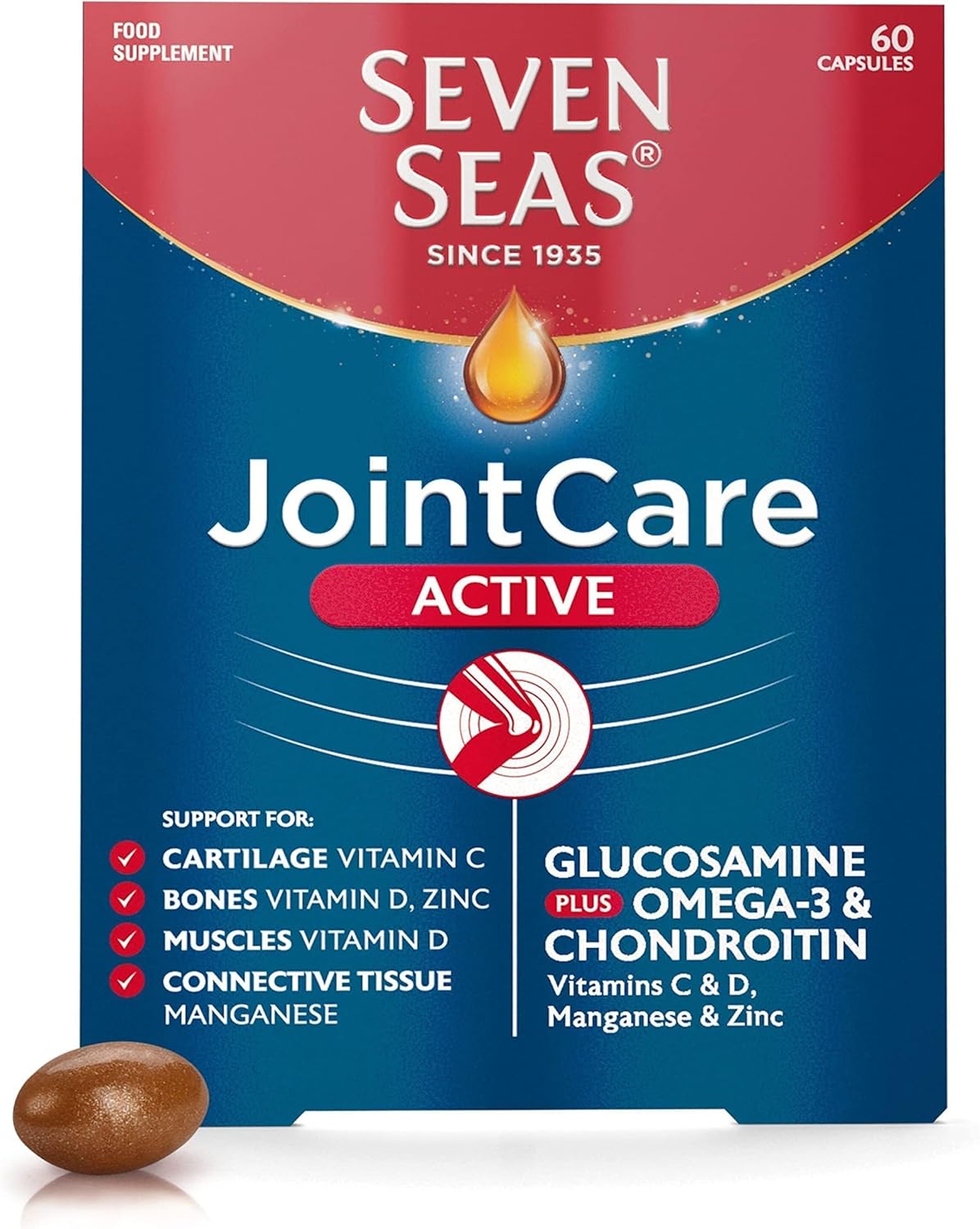 Seven Seas Jointcare Active Capsules, 60 Count