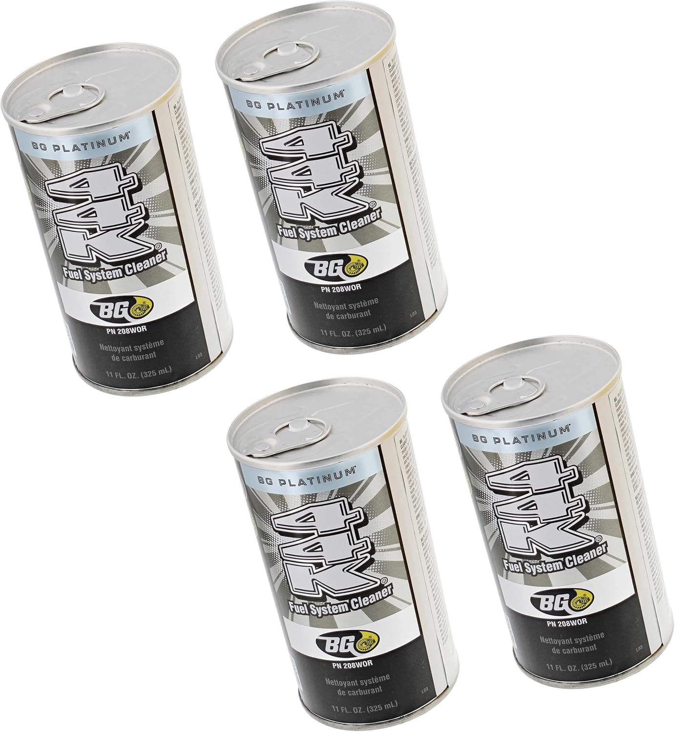 44K Fuel System Cleaner Power Enhancer 4 Pack 11oz bottle