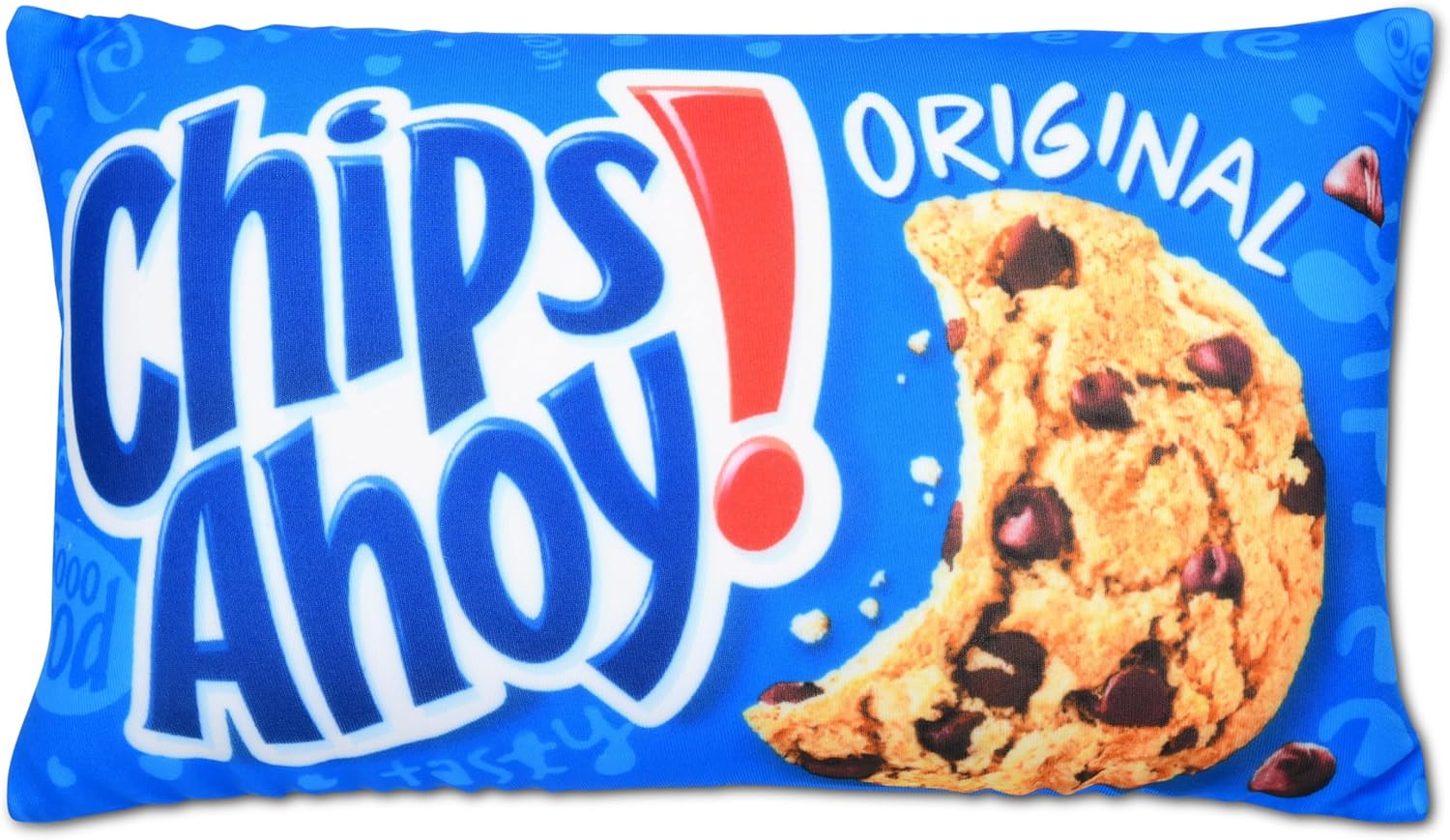 iscream Chips Ahoy! Package Photoreal Print 12" x 7" Microbead Mini Accent Pillow