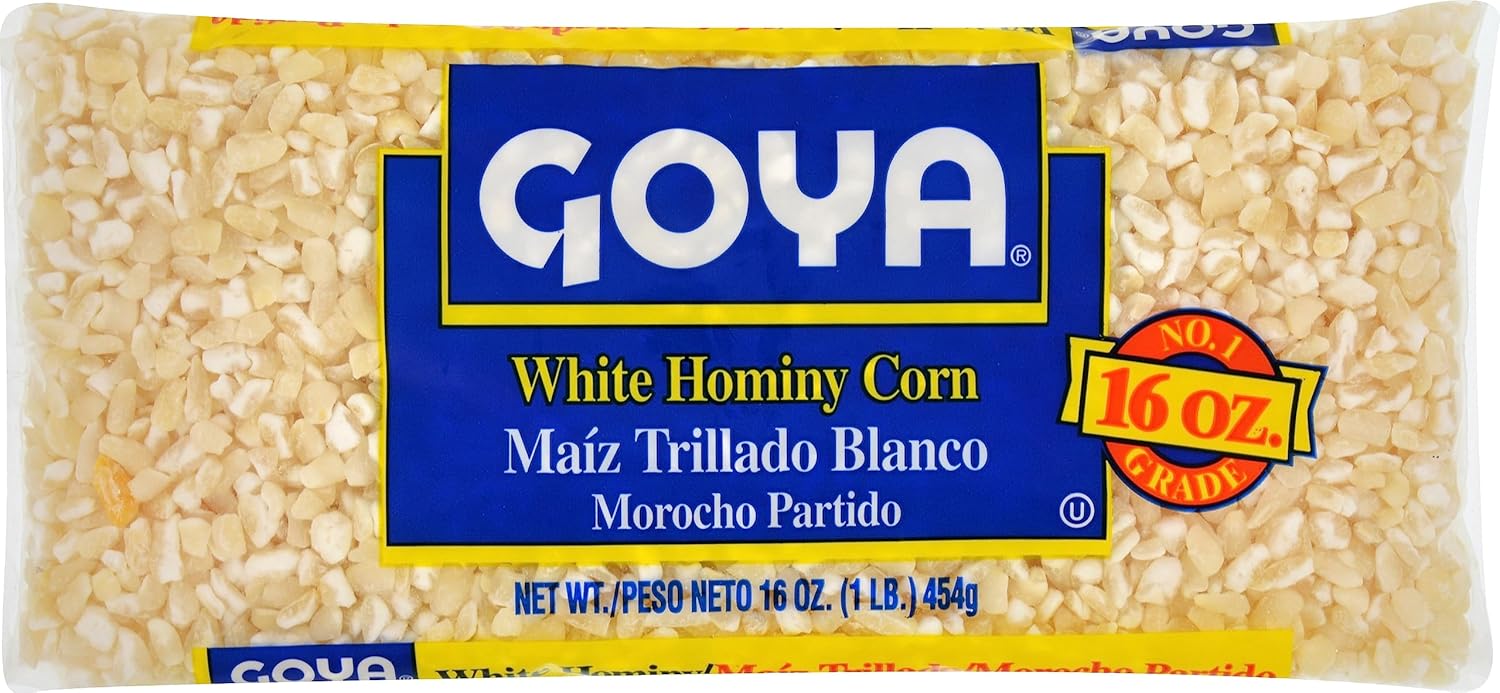 Goya Foods White Hominy Corn, 16 Oz