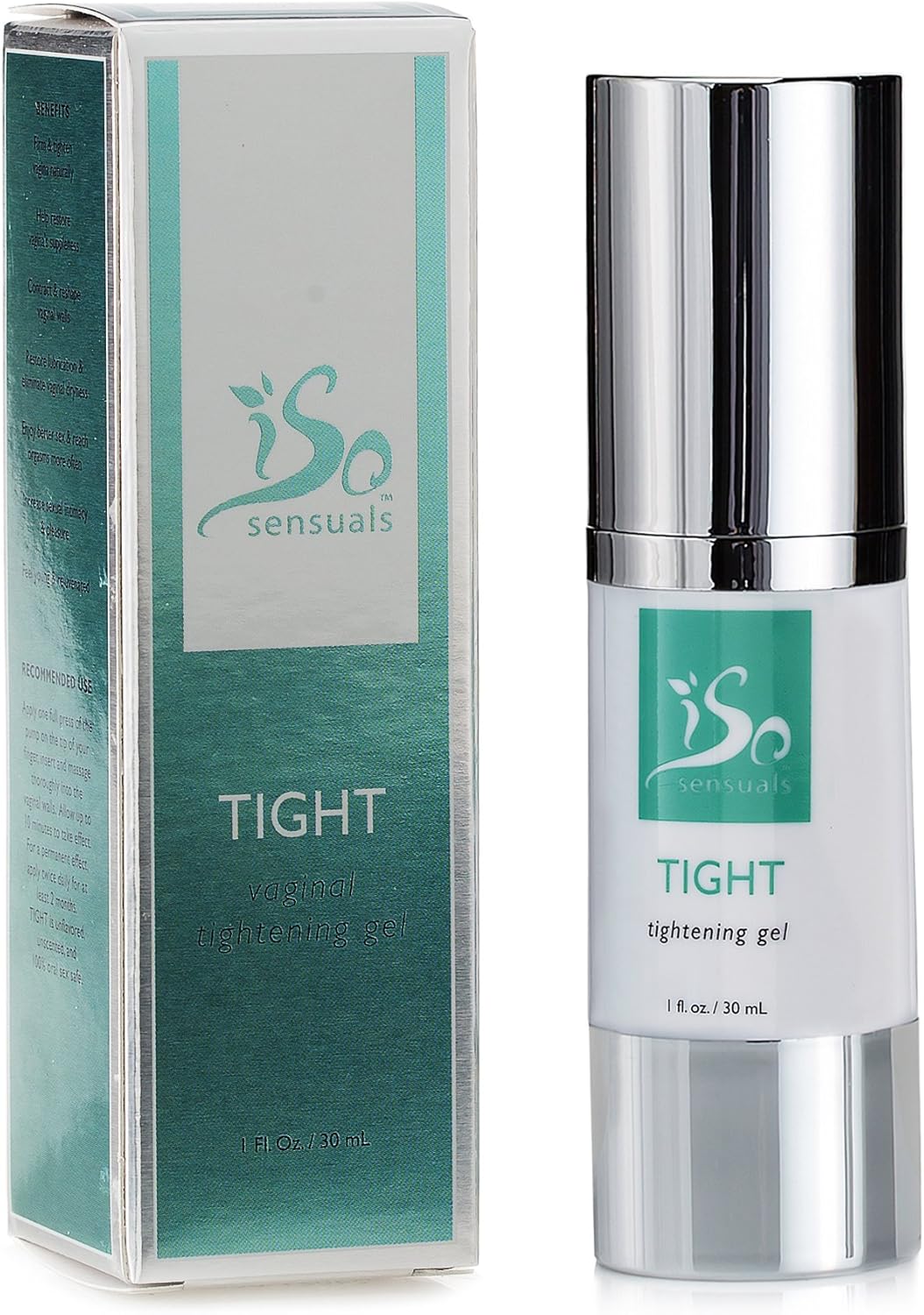 IsoSensuals TIGHT Vaginal Tightening Gel - All Natural, V Tight Gel for Women, Easy to Apply - 1 Bottle