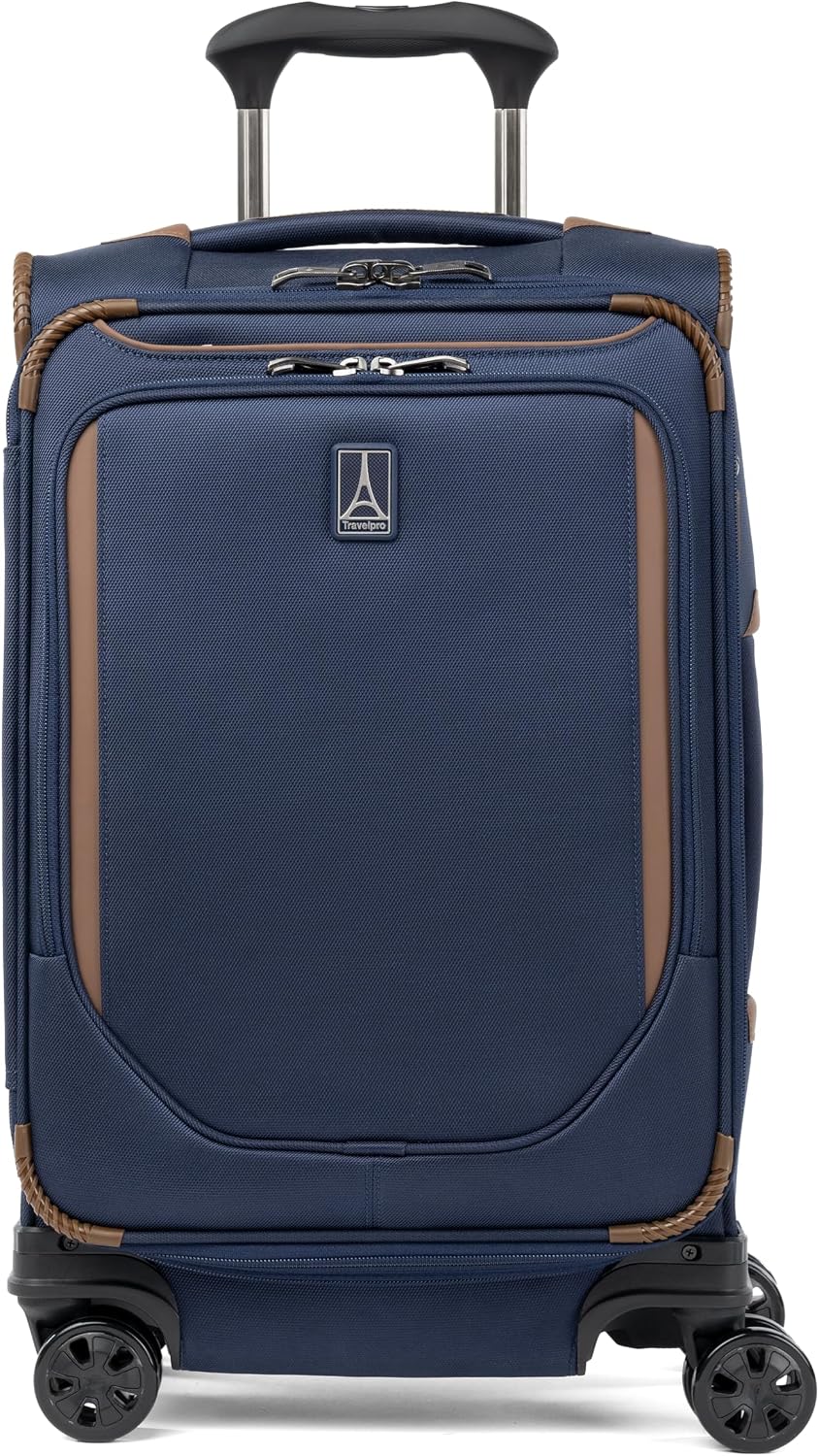 Travelpro Crew Classic Softside Carry-On Luggage, Blue, 21-Inch