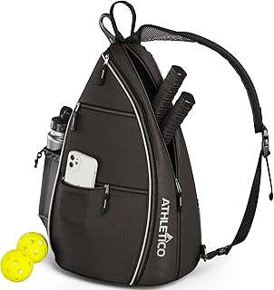 Athletico Sling Bag - Crossbody Backpack for Pickleball, Tennis, Racketball, and Travel for Men and Women