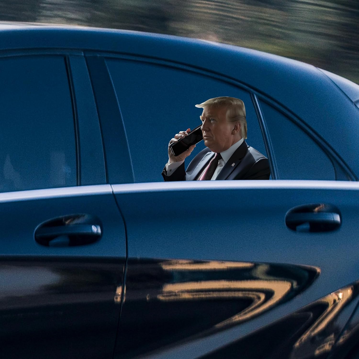 SINUOLIN Trump Stickers Phone 12.5" * 10" Trump 2024 Sticker for Cars Truck Window PVC Waterproof Non-Fading Trump Merchandise Window Decals for Vehicles