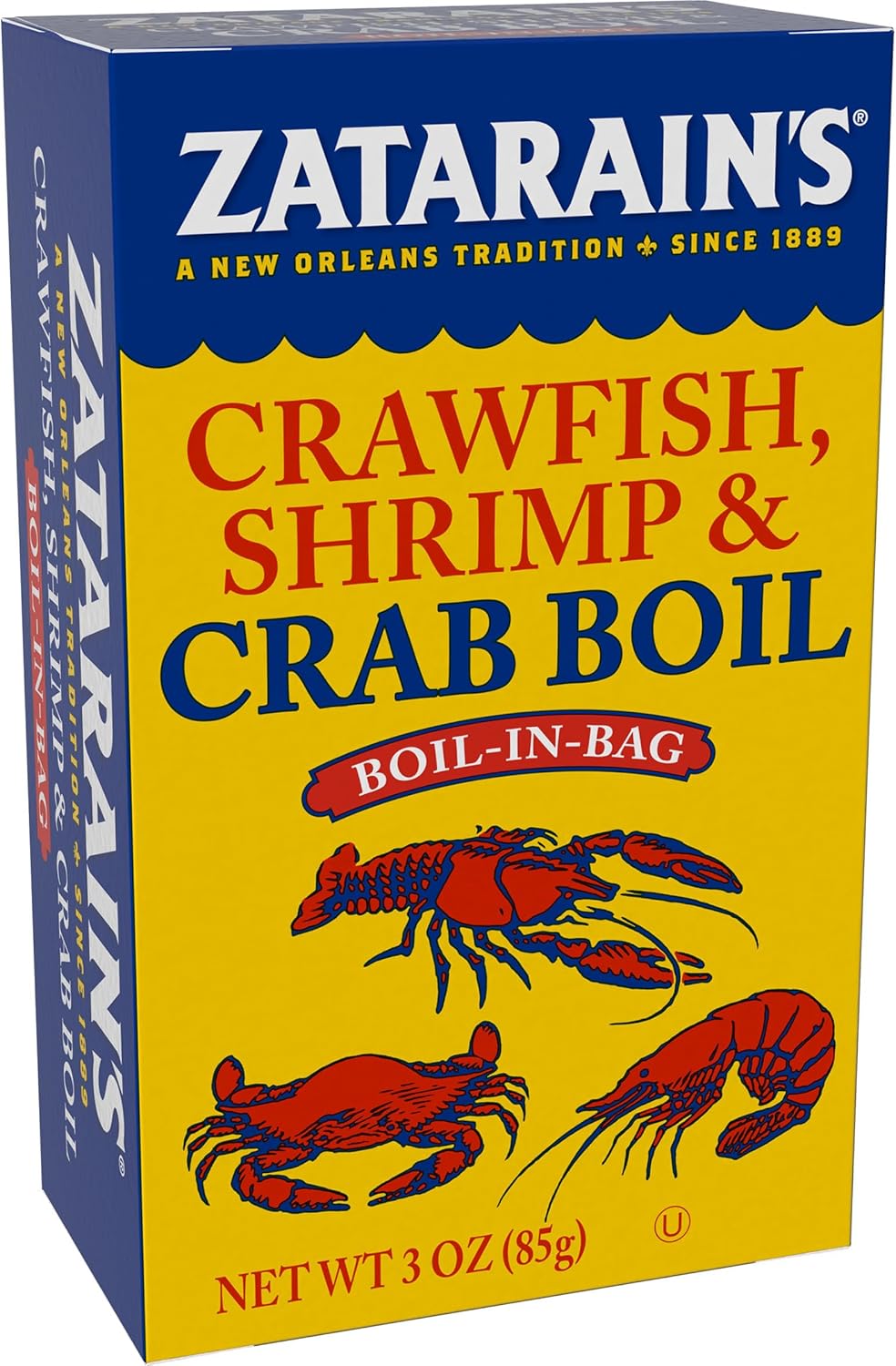 Zatarain's Zatarains Crab Boil Crawfish Shrimp & Crab Boil in A Bag 85g