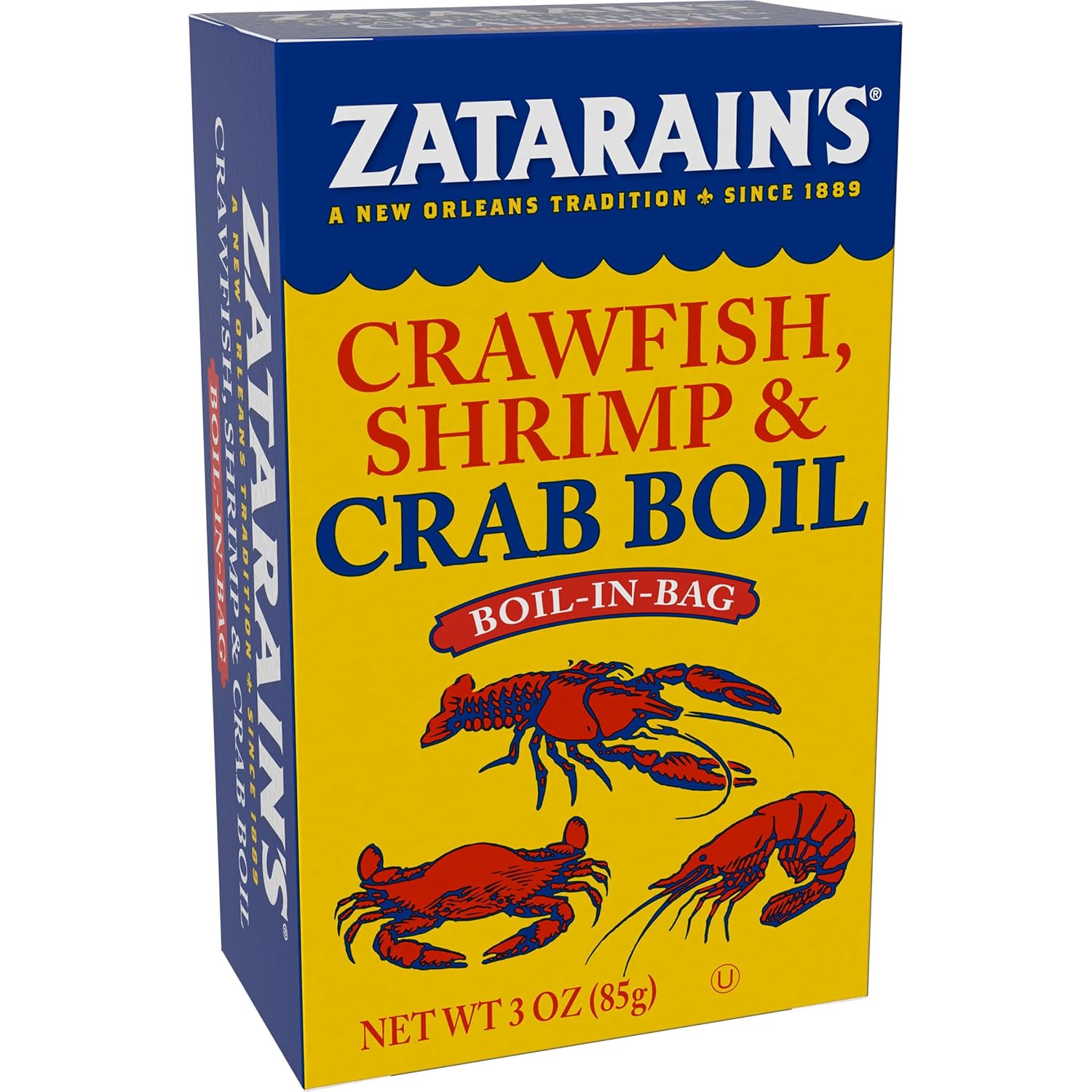 Zatarain's Crawfish, Shrimp & Crab Boil, 3 oz