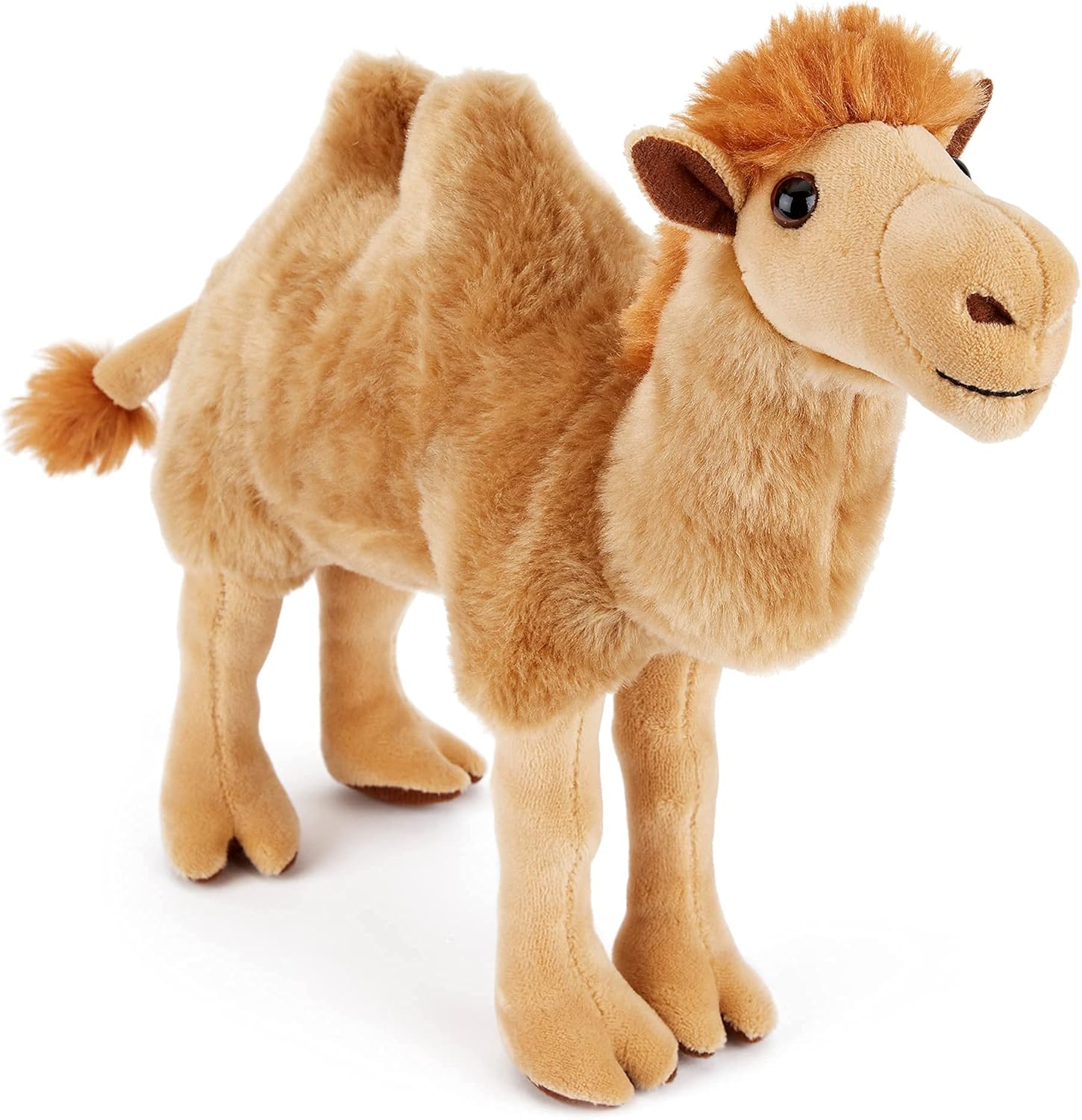 Zappi Co Plush Children's Stuffed Soft Cuddly Plush Toy-Part of Safari Animals Collection, Perfect for Kids (26cm Height)(Bactrian Camel)