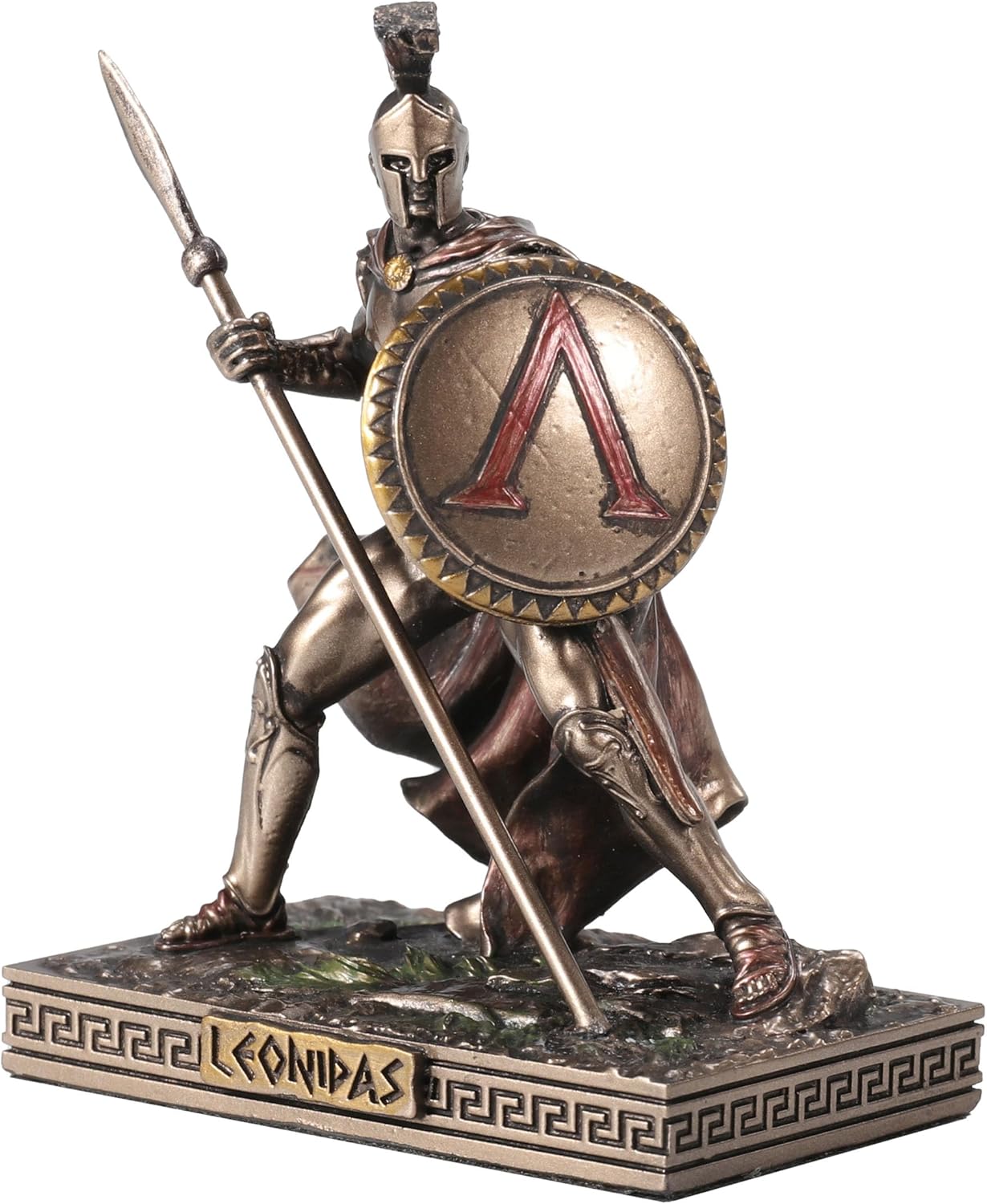 Veronese Design 3 Inch King Leonidas of Sparta Resin Miniature Figurine Hand Painted Bronze Finish