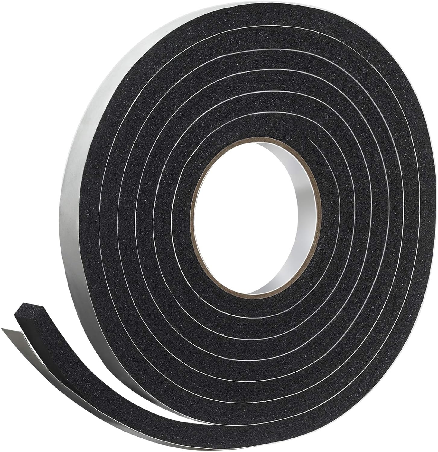 Frost King R734H Sponge Rubber Foam Tape 3/4" W X 7/16" H X 10' L, Black