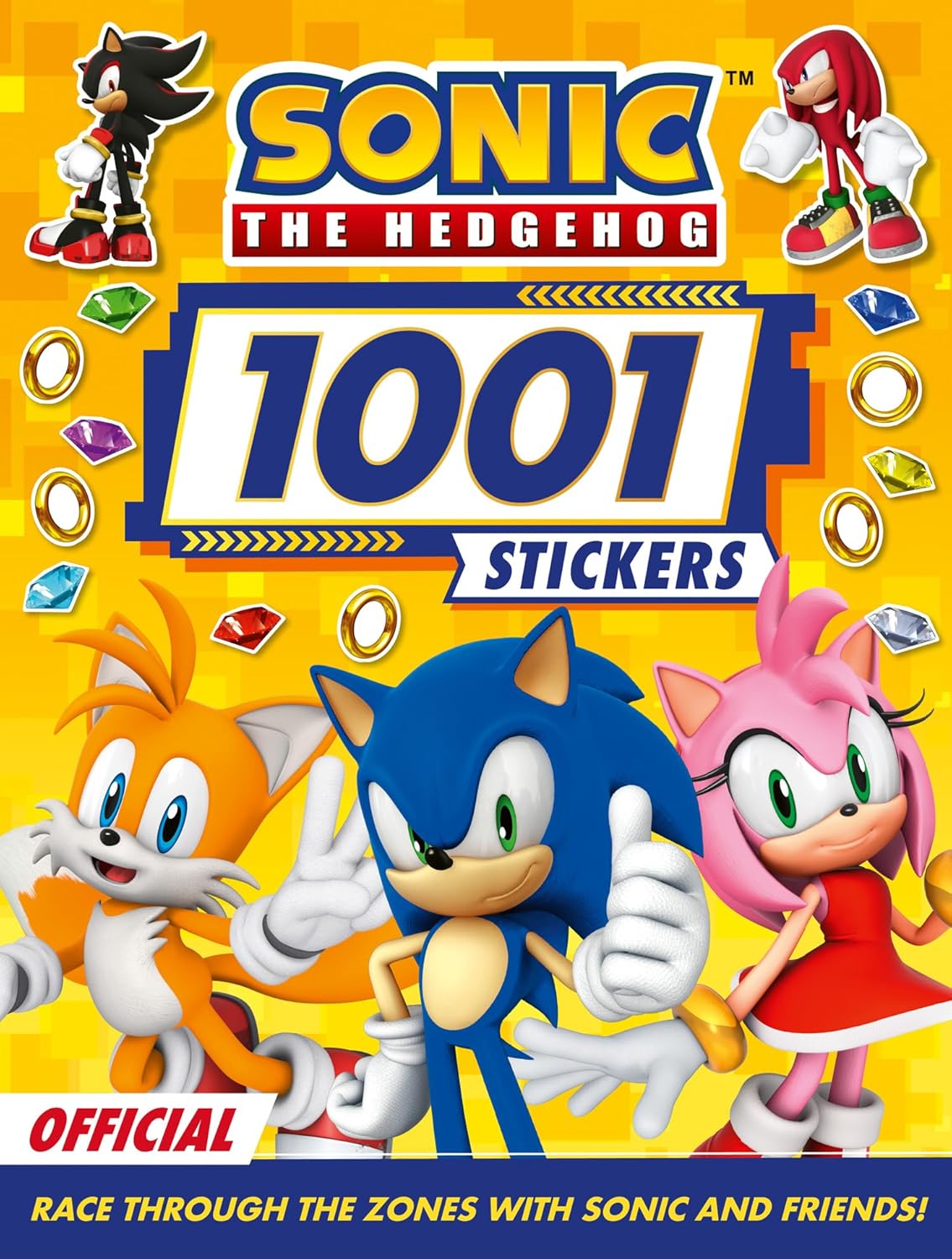 Sonic the Hedgehog 1001 Stickers: NEW for 2025, 100% official sticker book packed full of puzzles and activities perfect for children aged 5, 6, 7 and 8.