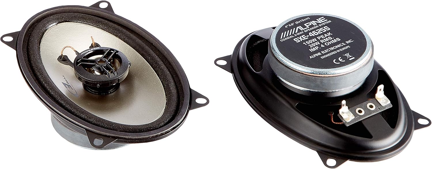 Alpine SXE 4625 S Car Loudspeaker, 60W, black