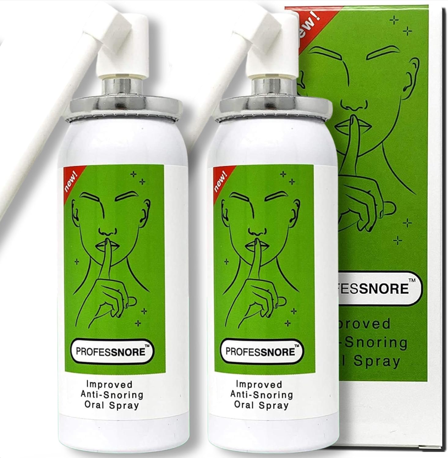 Snore Solutions Anti Snoring Stop Relieve Spray Natural Snoring Solution. (Pack of 2)