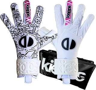 Aerolite Pro Soccer Goalie Gloves Adult - Best Grip for Wet or Dry Weather - Pro Youth Goalie Gloves - Soccer Goalie Gloves Kids Men Women GK Gloves - Professional Goalkeeper Gloves