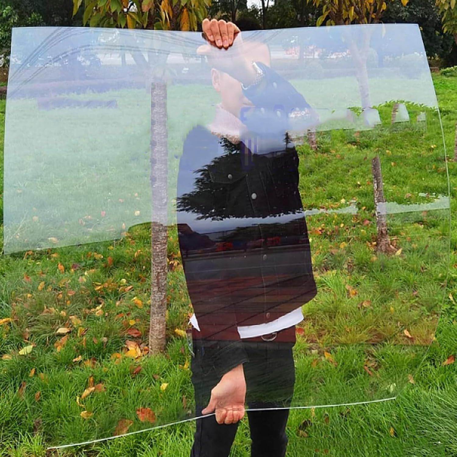 Polycarbonate Greenhouse Sheets Transparent Pc Roofing Sheets,Replacement Shed Panel,Waterproof,UV Protected,for Greenhouse Canopy Carport Stadiums Bus Shelters (3.28x26.2ft)