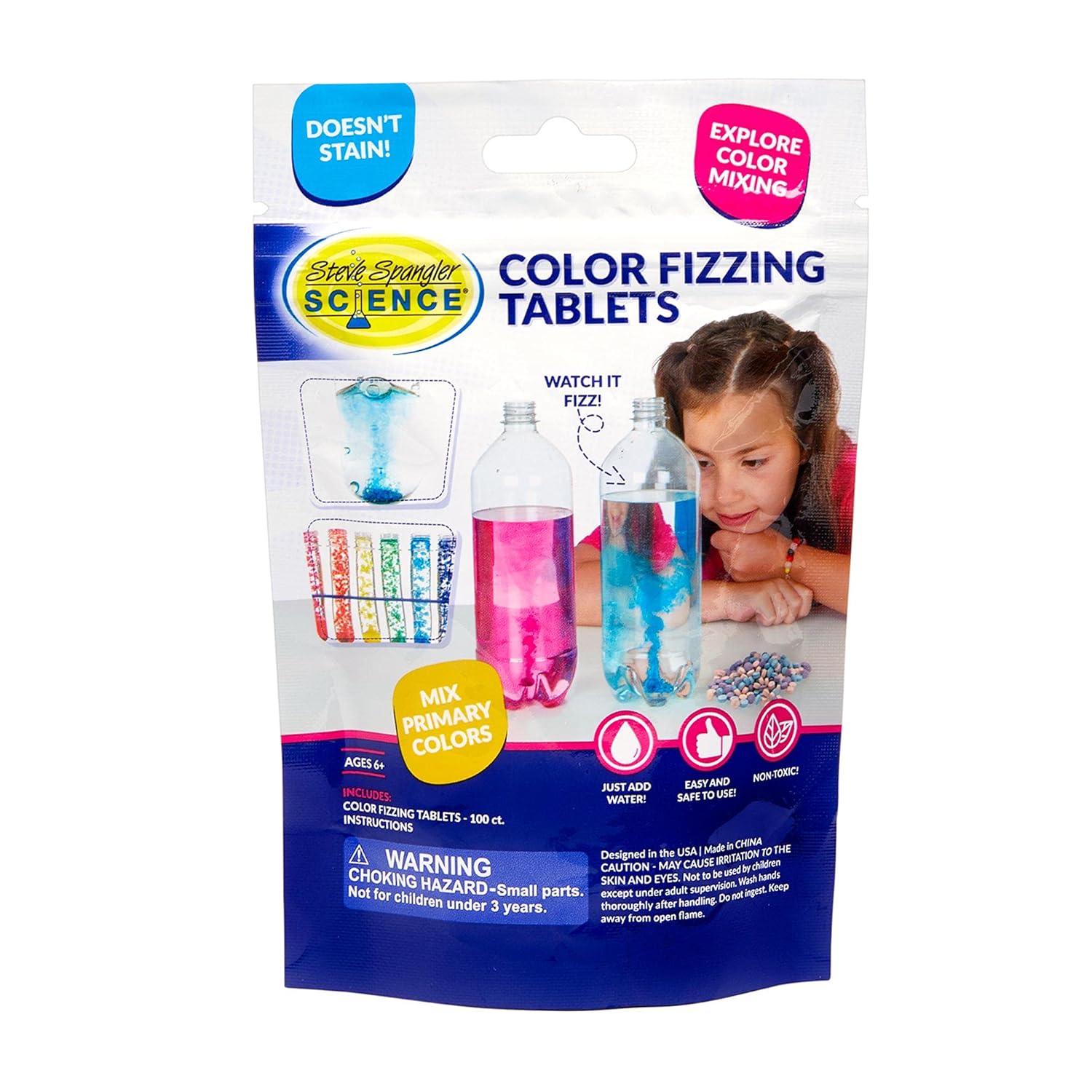 Steve Spangler Science Color Fizzers - True Color Tablets