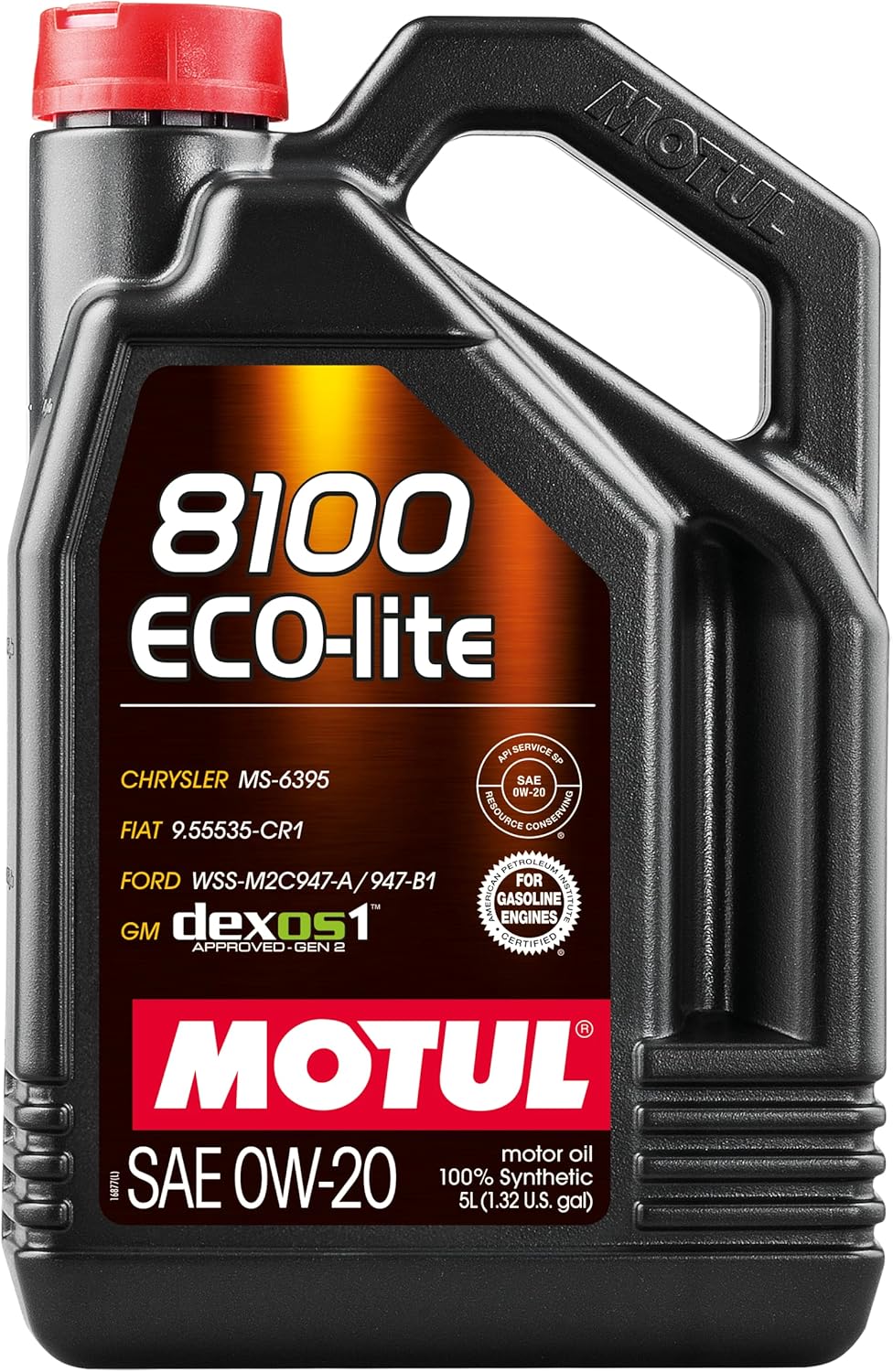 Motul 5L Synthetic Engine Oil 8100 0W20 ECO-LITE