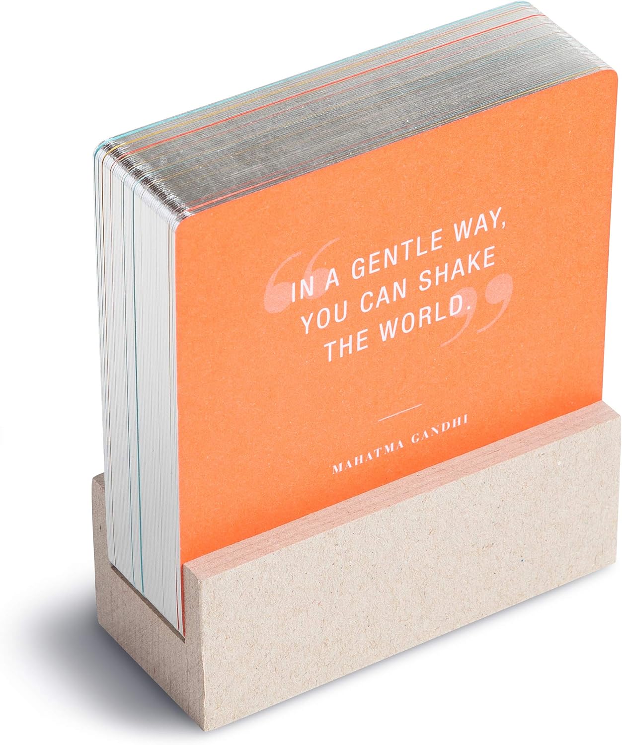 Compendium Weekly Reflections Card Set — 52 Inspiring Quotes, One Card for Each Week of the Year, Includes Desktop Display Stand