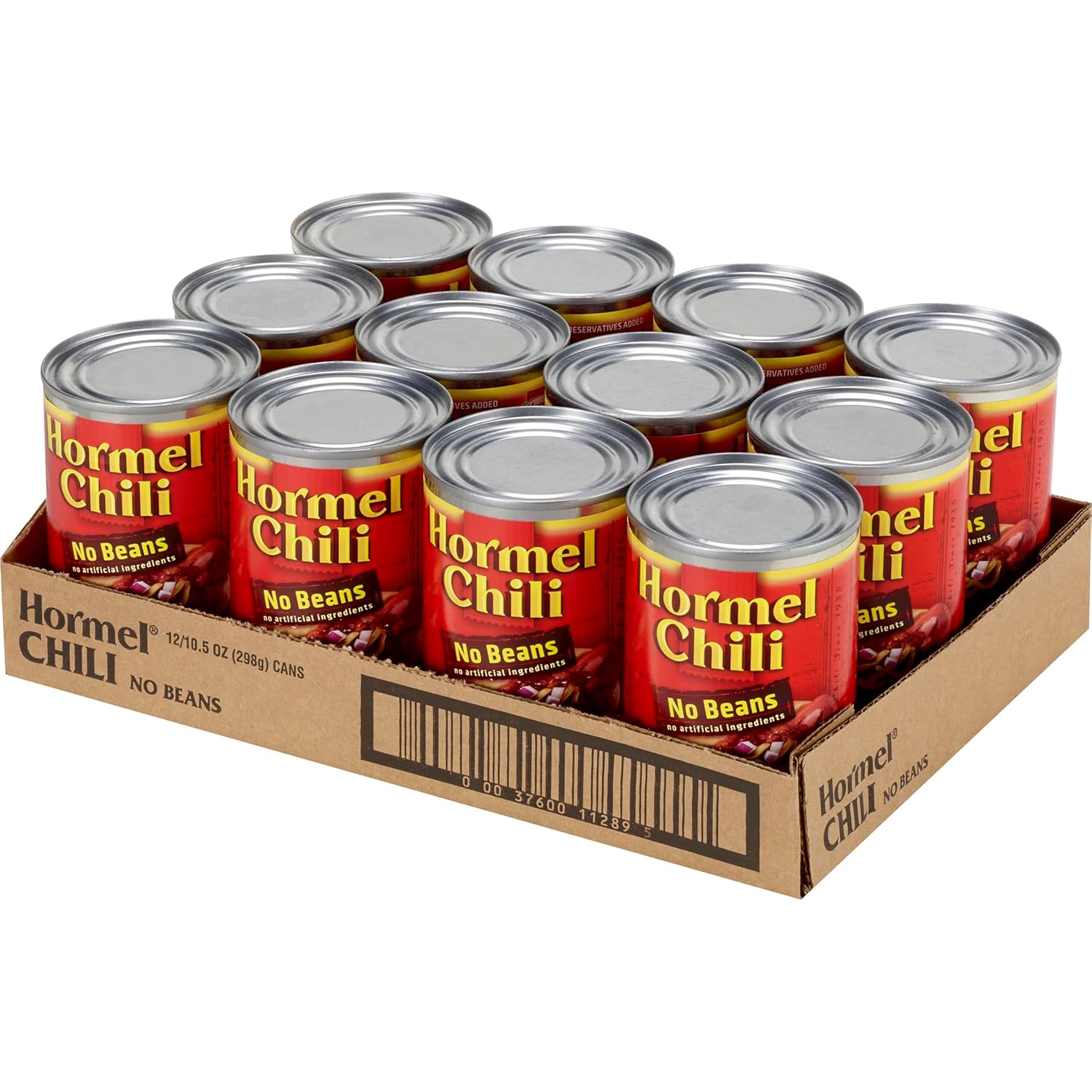 HORMEL Chili No Beans, 10.5 oz (Pack of 12)