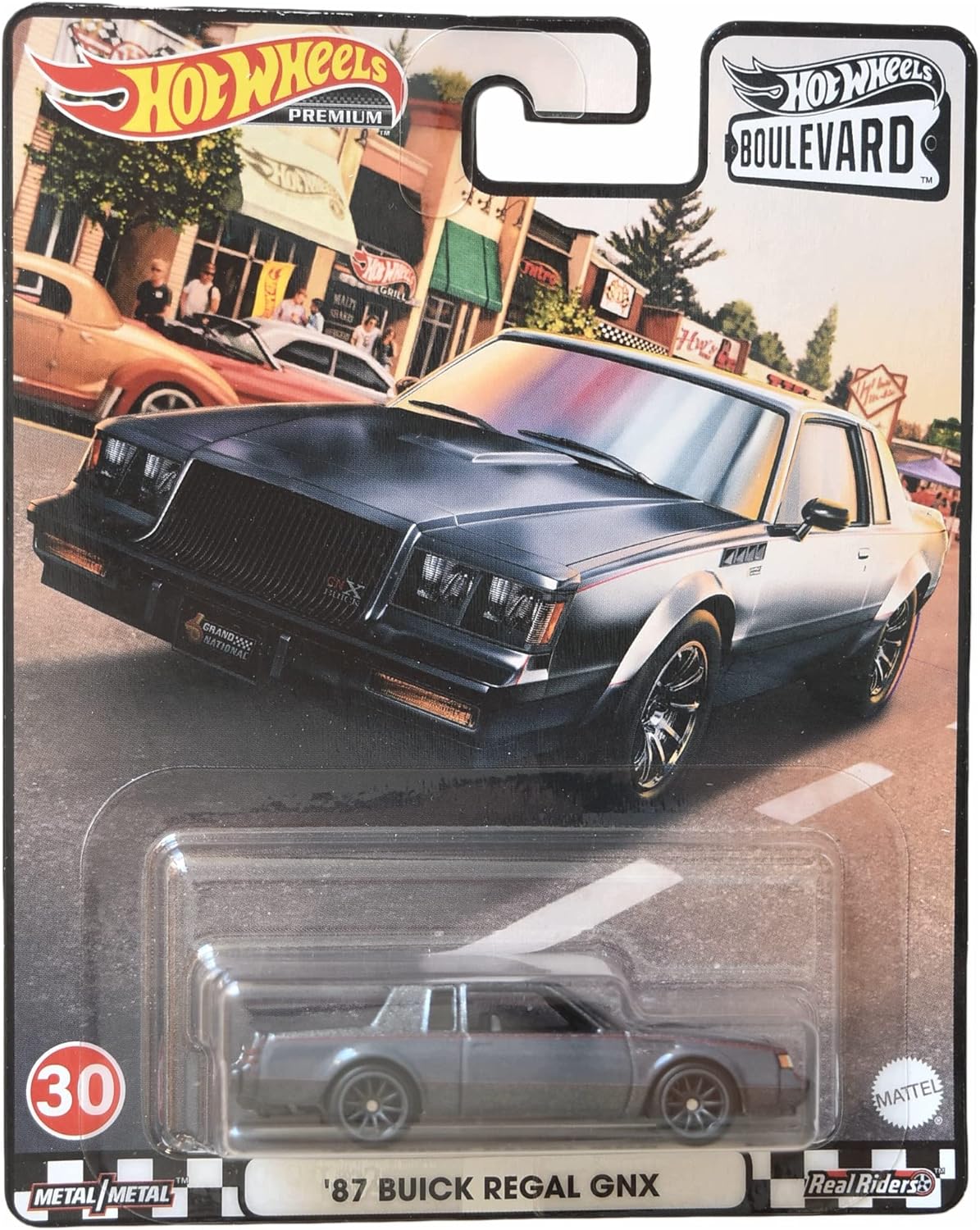 Hot Wheels '87 Buick Regal GNX - Boulevard - Premium [Grey]