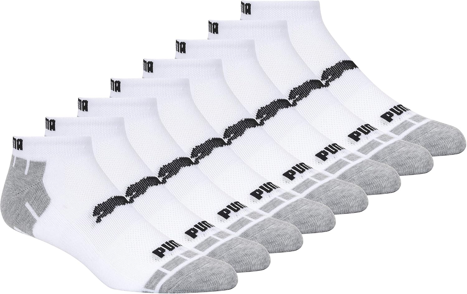 PUMA Men's 8 Pack Low Cut Socks
