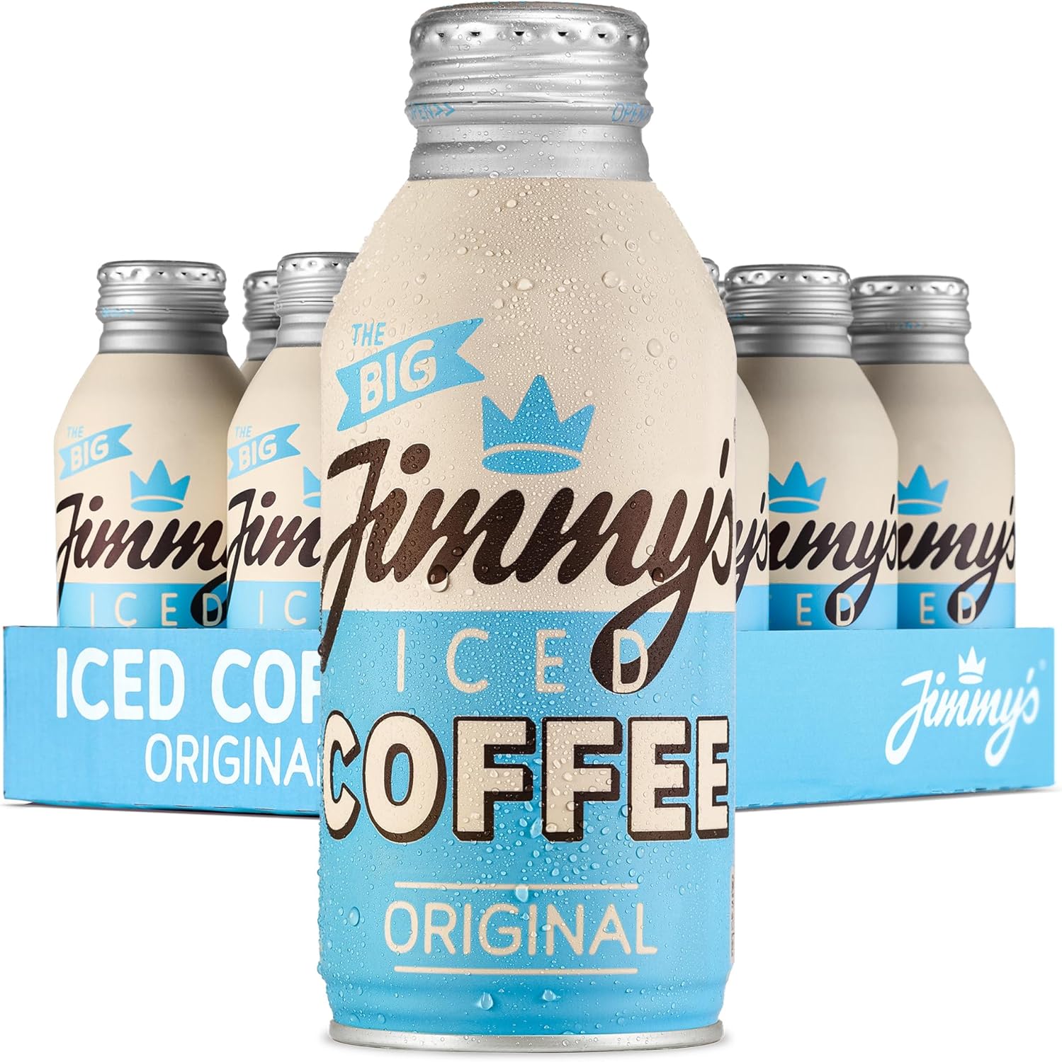 Jimmy's Iced Coffee The Big Original BottleCan™ 12 x 380ml Multipack - Refreshing Ready-to-drink Iced Latte Tins