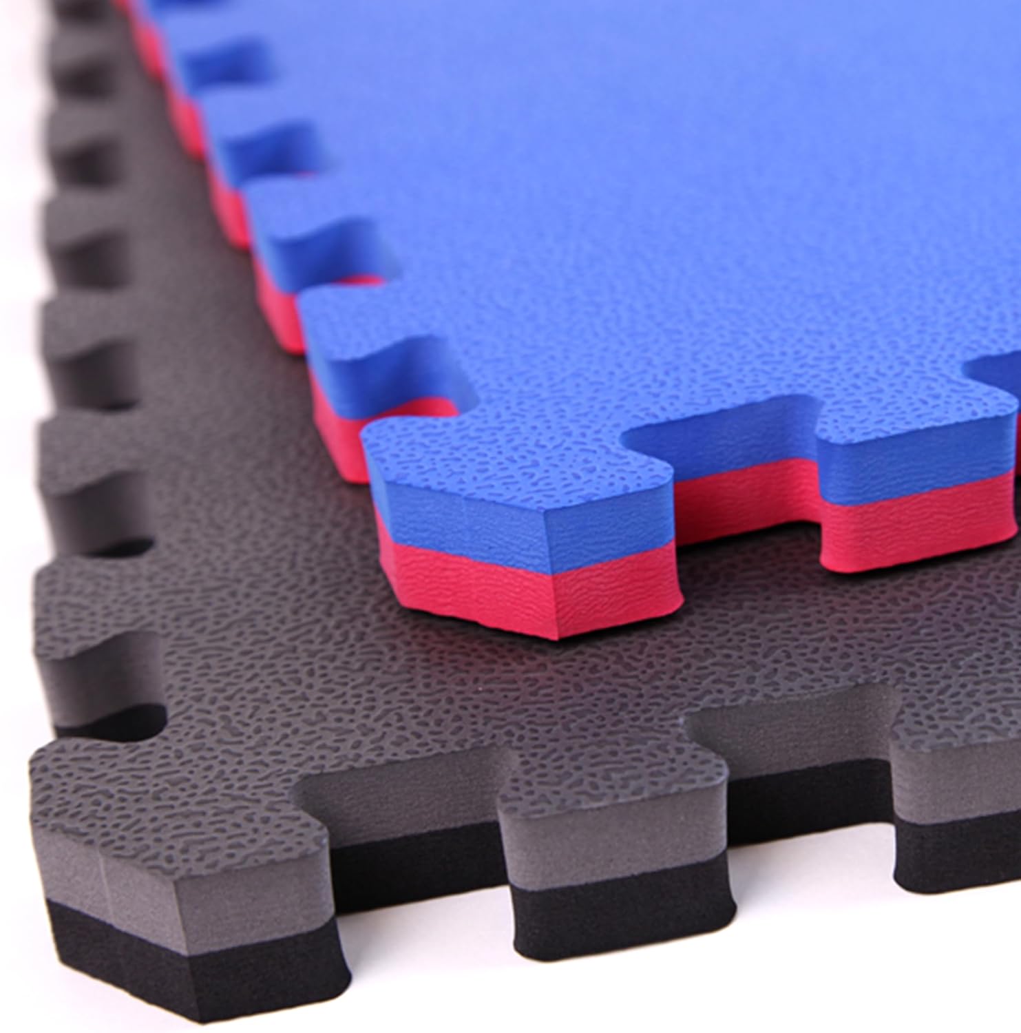 FlooringInc's 1" Thick Foam Tiles, 3'x3' or 2'x2' Reversable Interlocking Tiles, Ideal Yoga Mat, Gymnastics Mat, Workout Mat for MMA and Jiu Jitsu Training