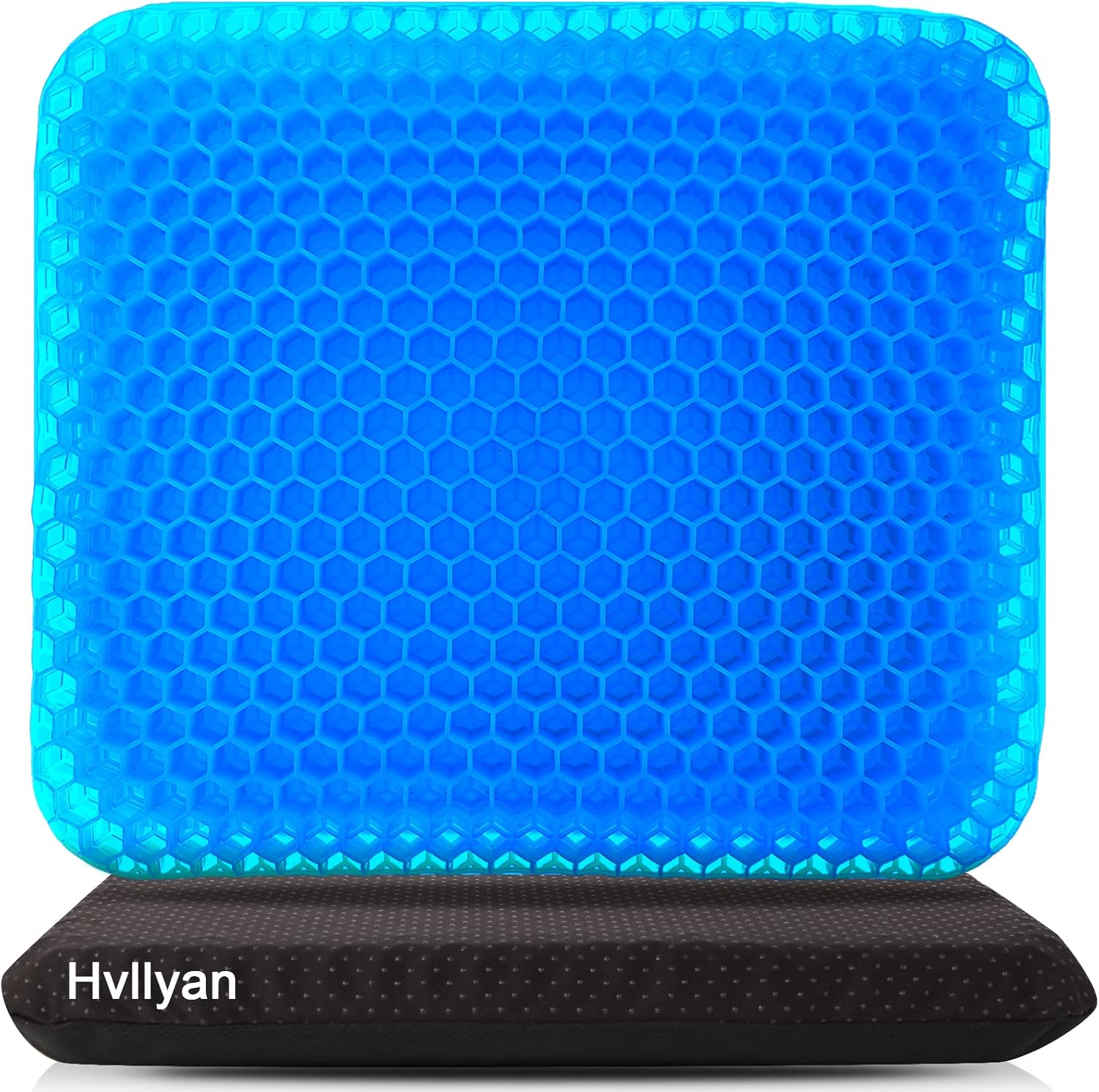 Gel Seat Cushion for Long Sitting (Thick & Extra Large), Gel Cushion for Wheelchair Soft, Gel Chair Cushion, Gel Car Seat Cushion Breathable, Gel Seat Cushion for Office Chair for Hip Pain