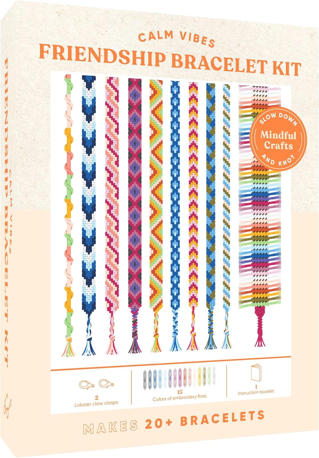 Chronicle Books Mindful Crafts: Friendship Bracelet Kit
