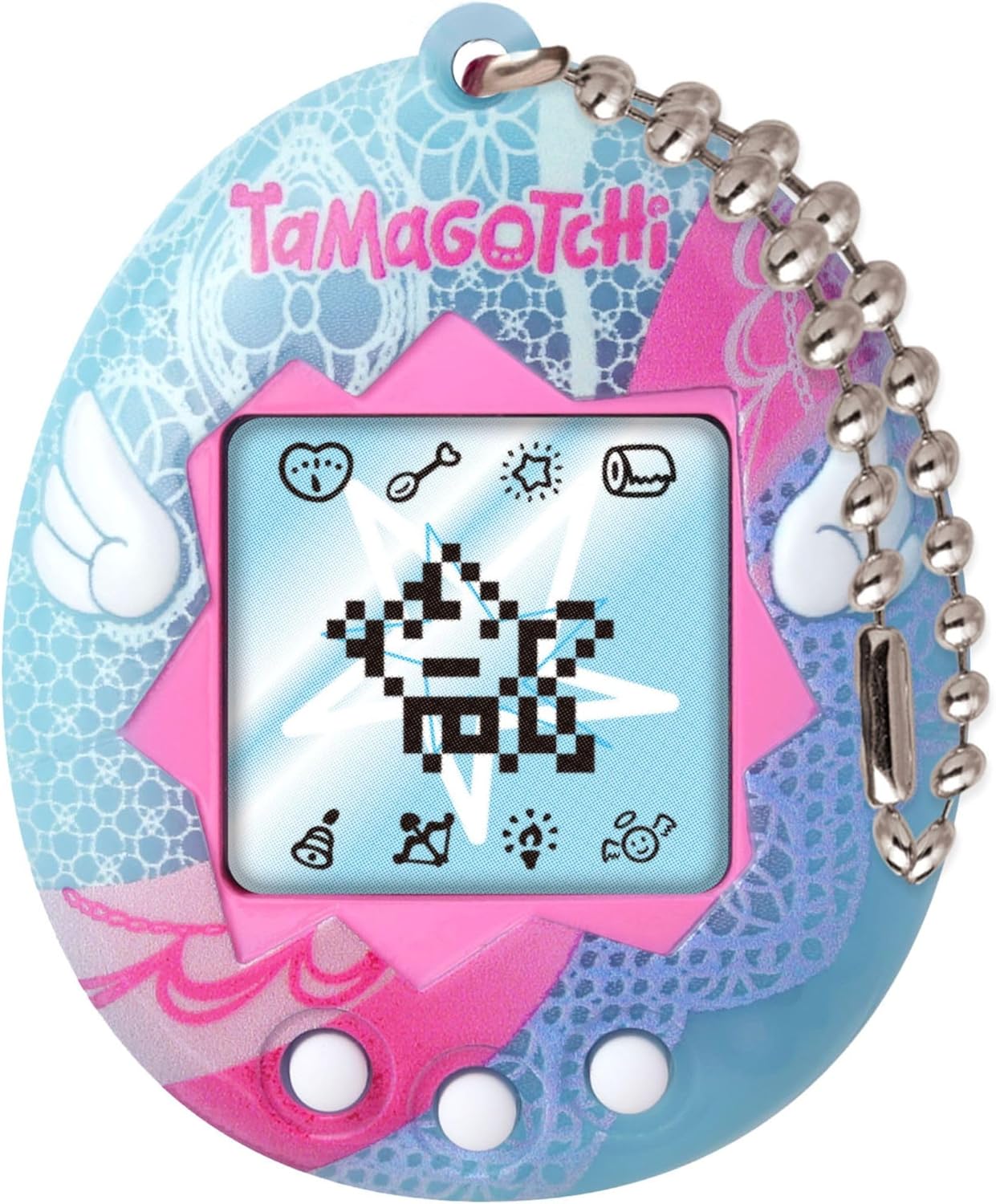TAMAGOTCHI Bandai Original Angel Lace Digital Pet | Nurture And Raise The Original Electronic Pet Japanese Kids Toys For Girls And Boys Make Great 90s Retro Gifts
