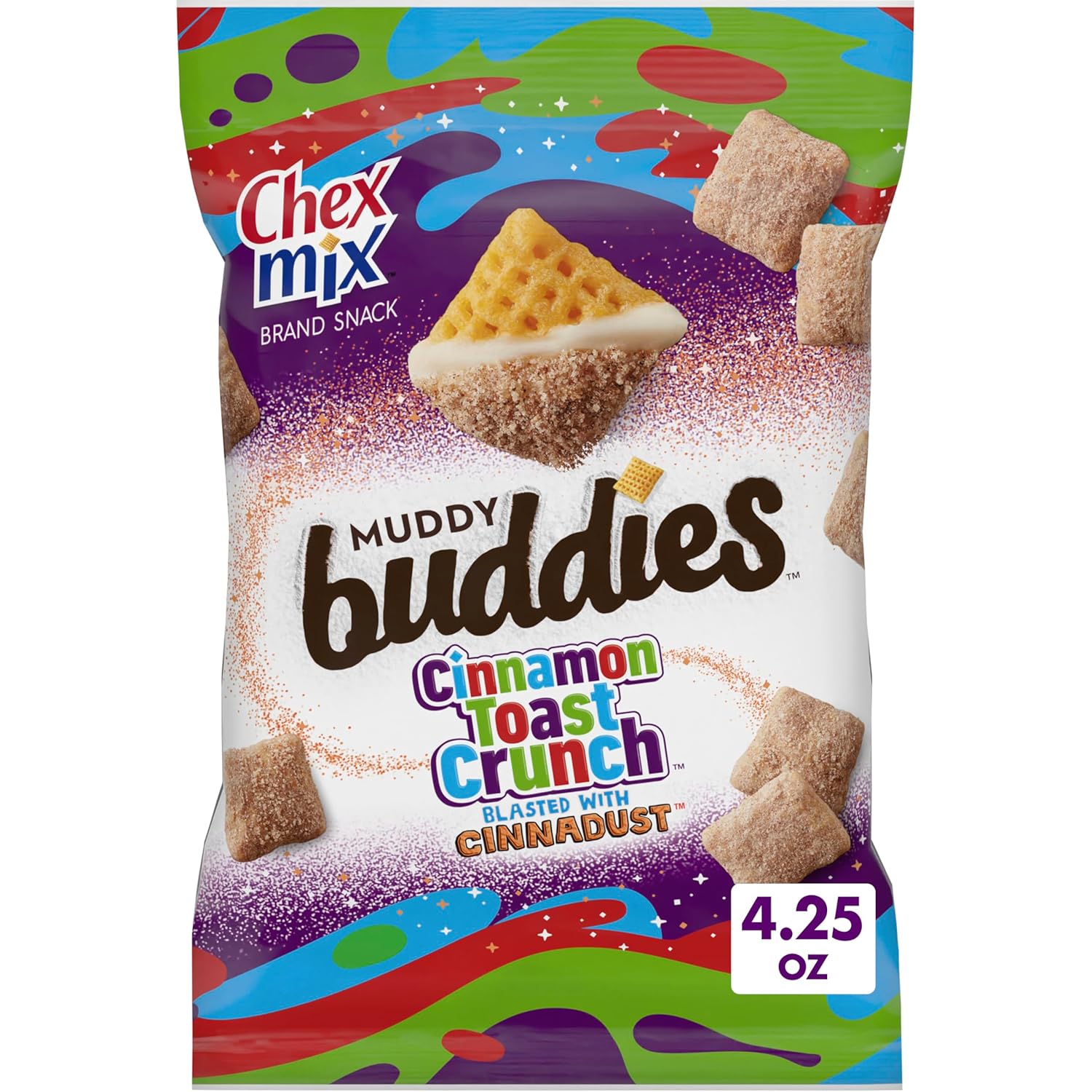 Chex Mix Muddy Buddies Cinnamon Toast Crunch Snack Mix, 4.25 OZ